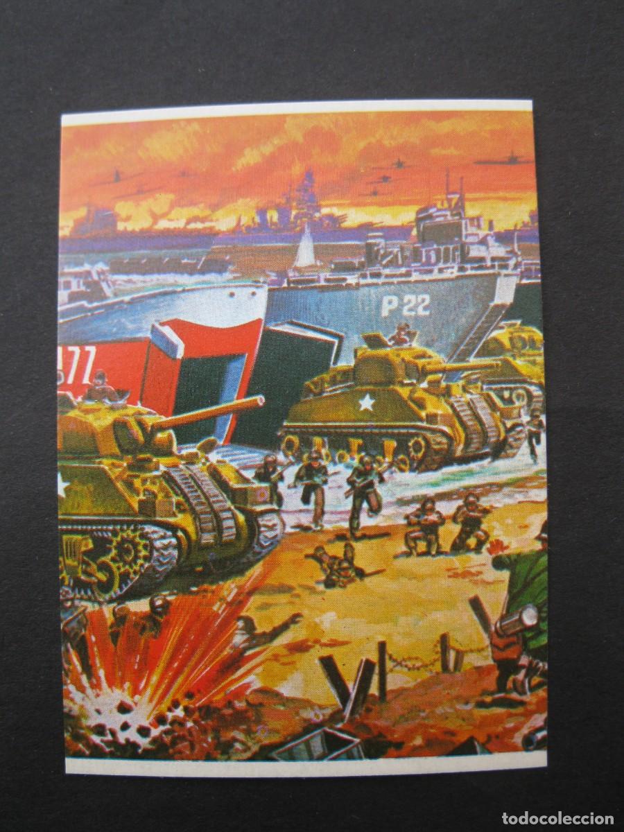 Coleccionismo cromos antiguos: T&Eacute;CNICA Y ACCI&Oacute;N - CROMO N&ordm; 88 - EL DESEMBARCO DE NORMANDIA - EDICIONES ESTE - NUNCA PEGADO.