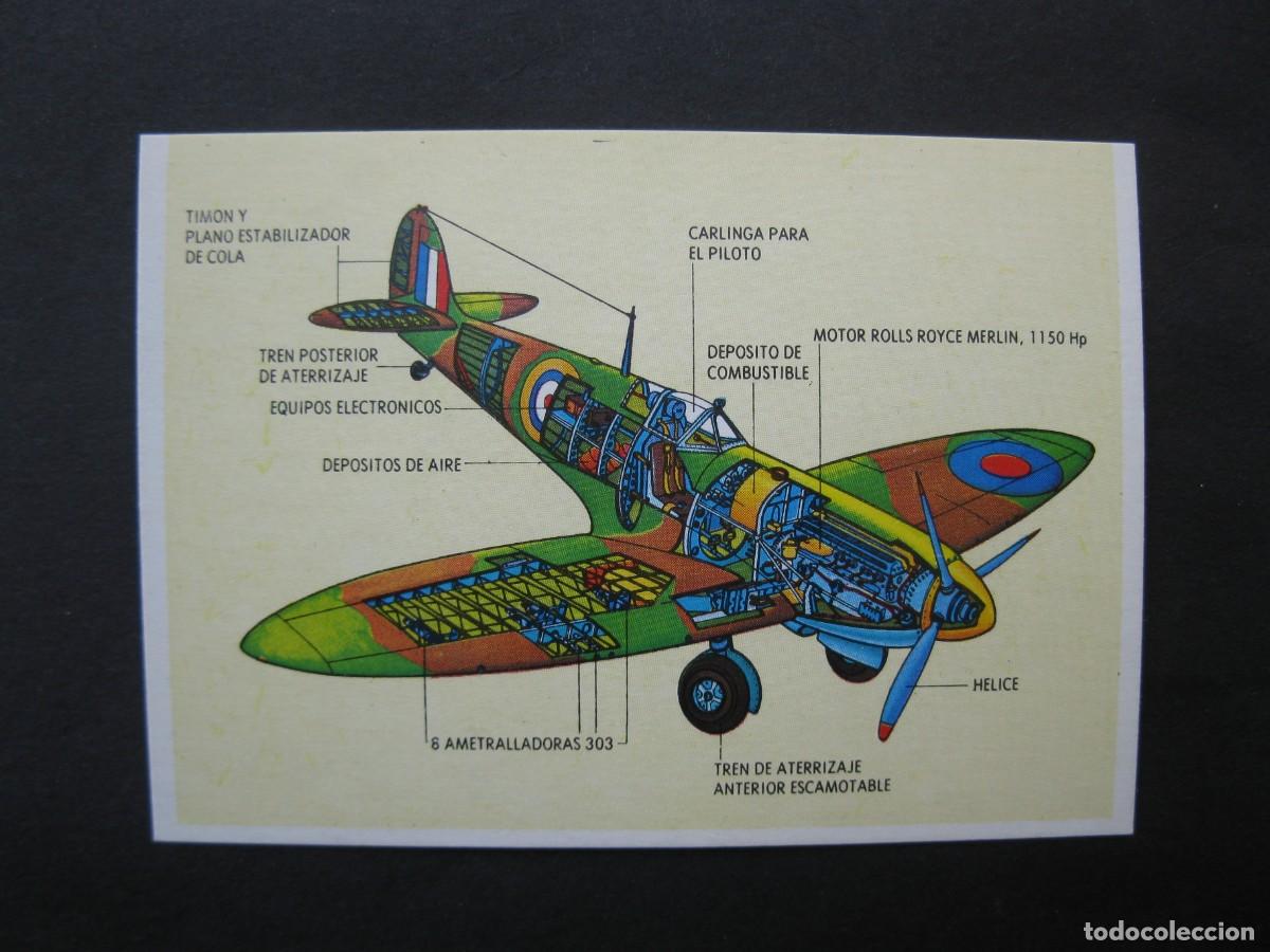Coleccionismo cromos antiguos: T&Eacute;CNICA Y ACCI&Oacute;N - CROMO N&ordm; 83 - EL ESQUEMA SPITFIRE - EDICIONES ESTE - NUNCA PEGADO.