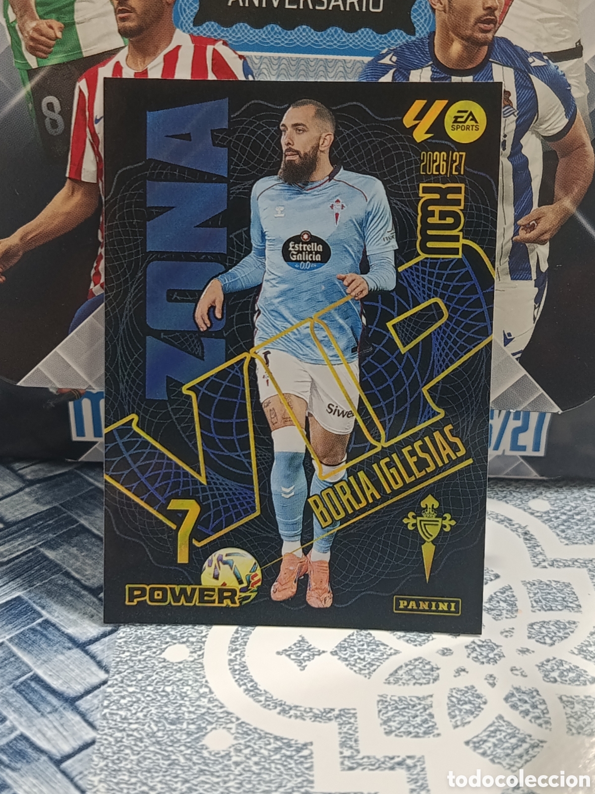 Collectable Antique Stickers: BORJA IGLESIAS CELTA ZONA VIP POWER 389 P LIGA MGK 26 27 2026 2027 PANINI