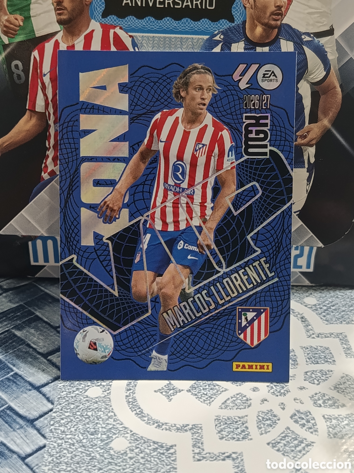 Collectable Antique Stickers: MARCOS LLORENTE ATLETICO DE MADRID ZONA VIP 401 LIGA MGK 26 27 2026 2027 PANINI