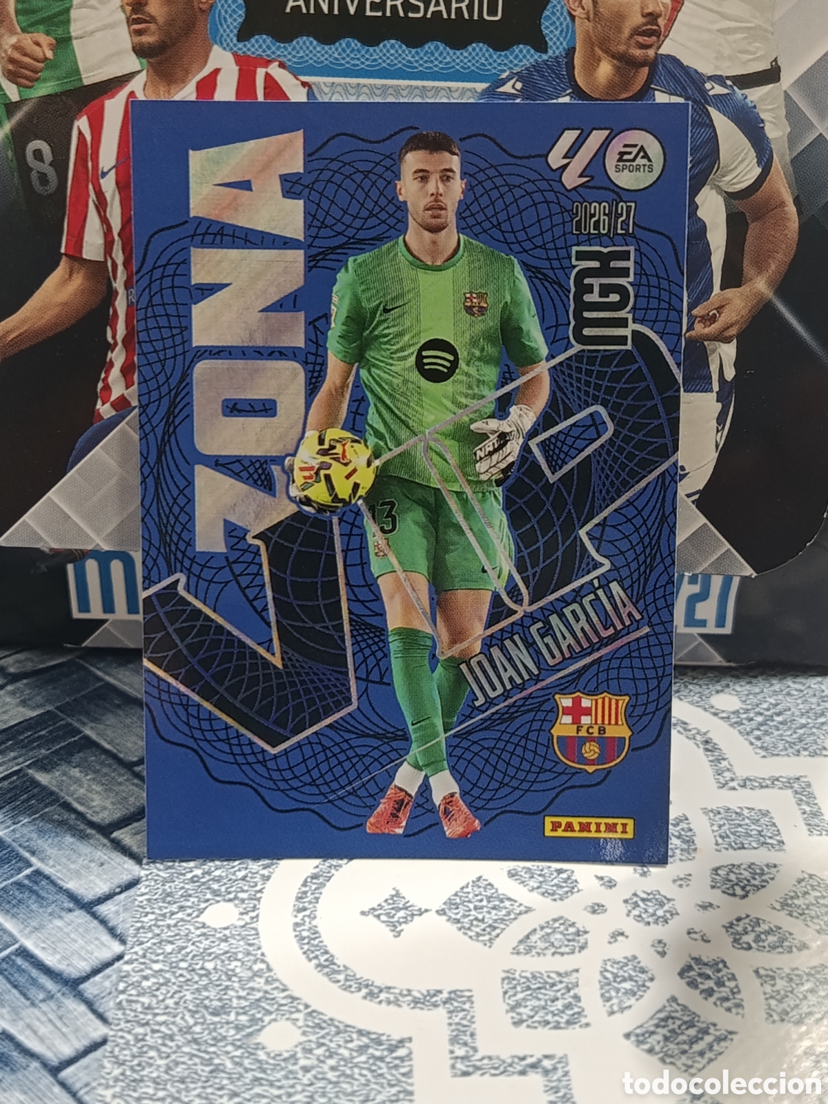 Colecionismo Cromos antigos: JOAN GARCIA FC BARCELONA BAR&Ccedil;A ZONA VIP 399 LIGA MGK 26 27 2026 2027 PANINI
