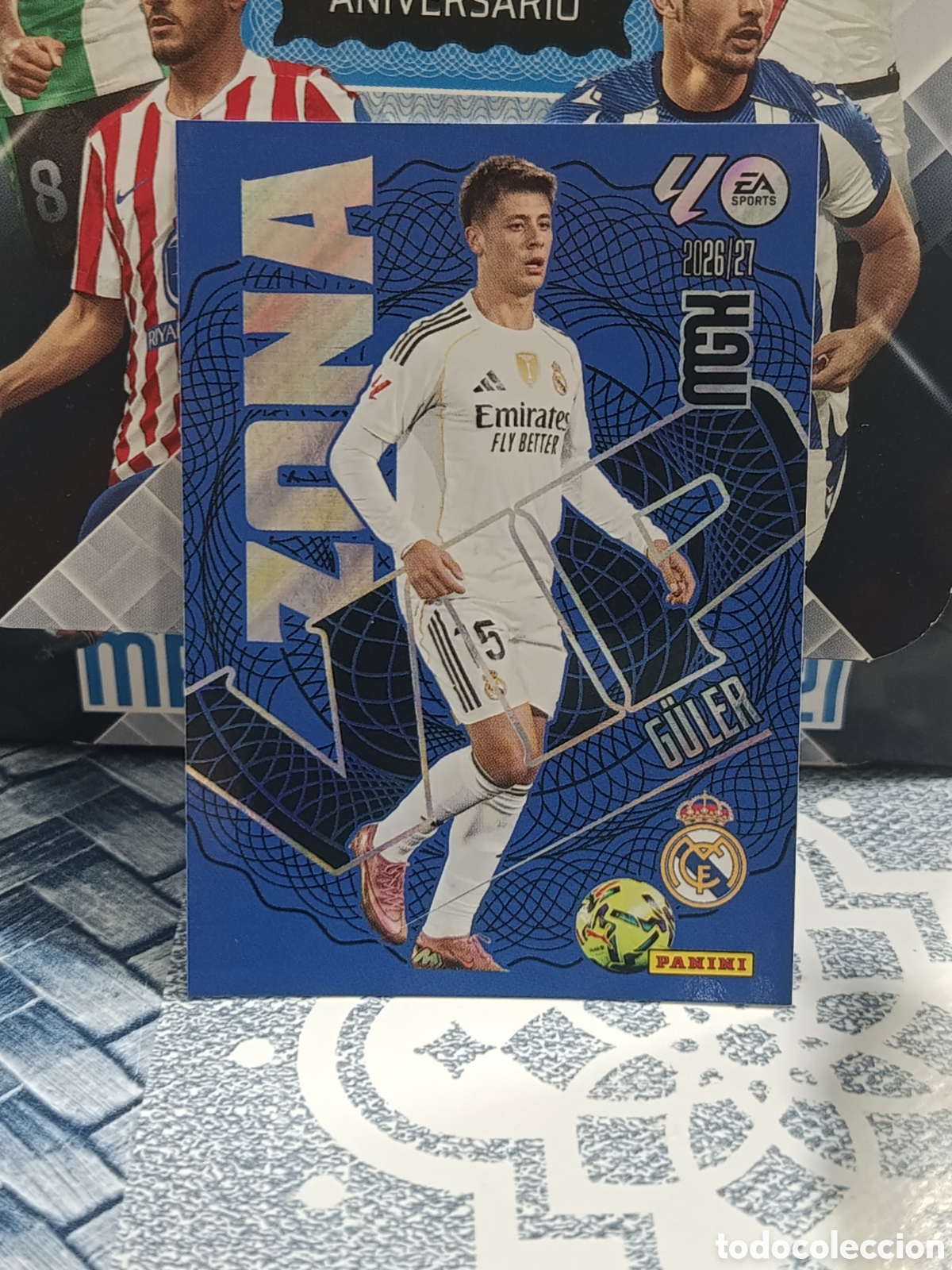 Collezionismo Figurine antiche: GULER REAL MADRID ZONA VIP 396 LIGA MGK 26 27 2026 2027 PANINI