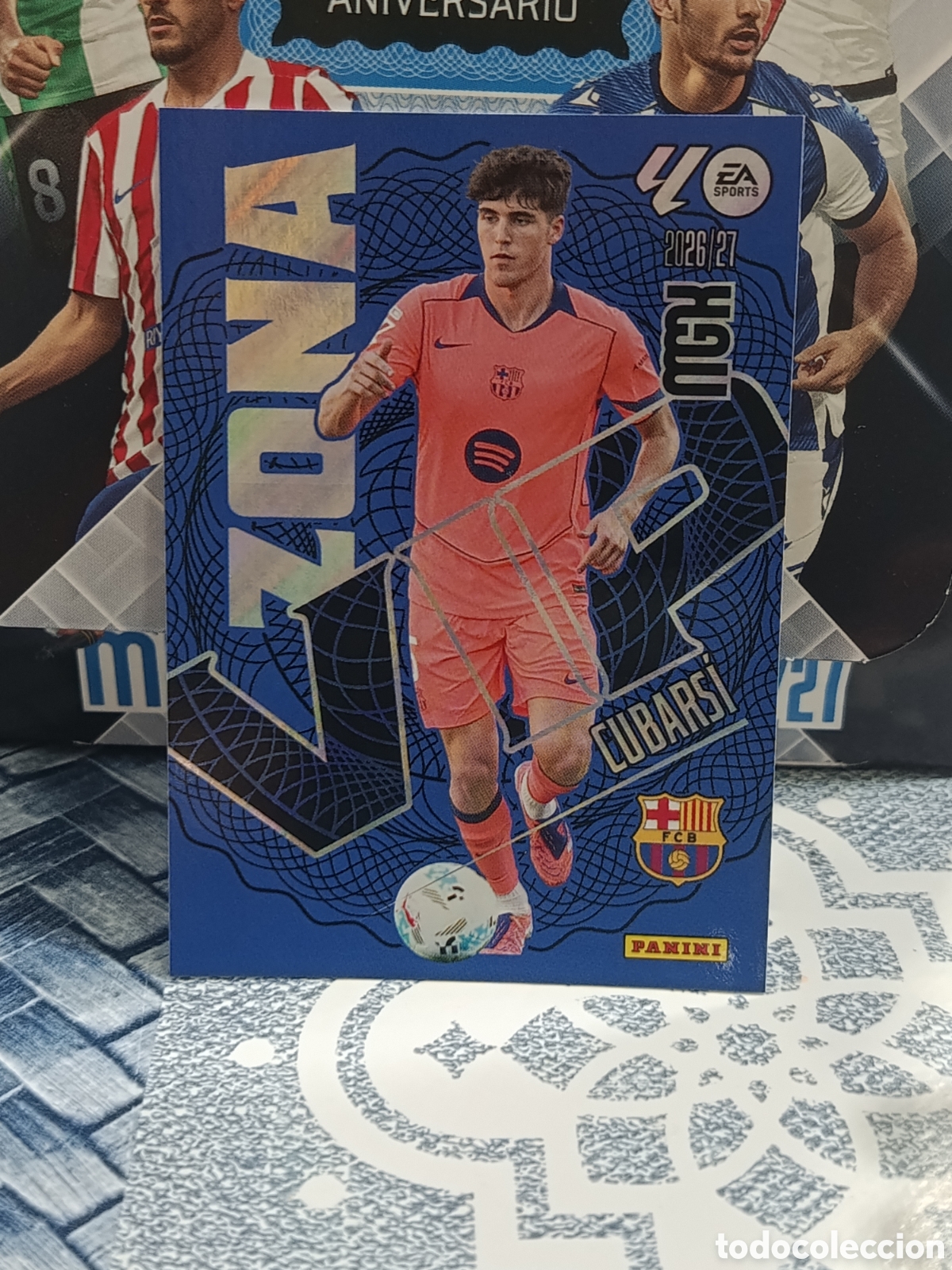 Collezionismo Figurine antiche: CUBARSI FC BARCELONA BAR&Ccedil;A ZONA VIP 391 LIGA MGK 26 27 2026 2027 PANINI