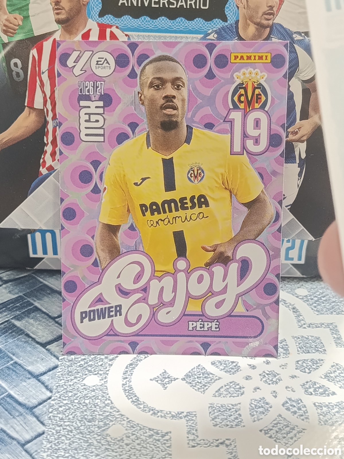 Coleccionismo cromos antiguos: PEPE VILLARREAL ENJOY POWER 386 P LIGA MGK 26 27 2026 2027 PANINI