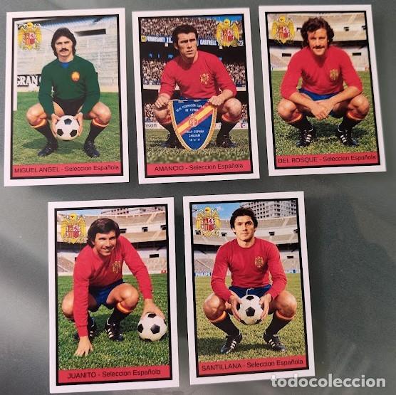 Coleccionismo cromos antiguos: 5 Cromos Autoadhesivos - Selecci&oacute;n Espa&ntilde;ola FHER 1972-1973 DISGRA 72 73 del Real Madrid