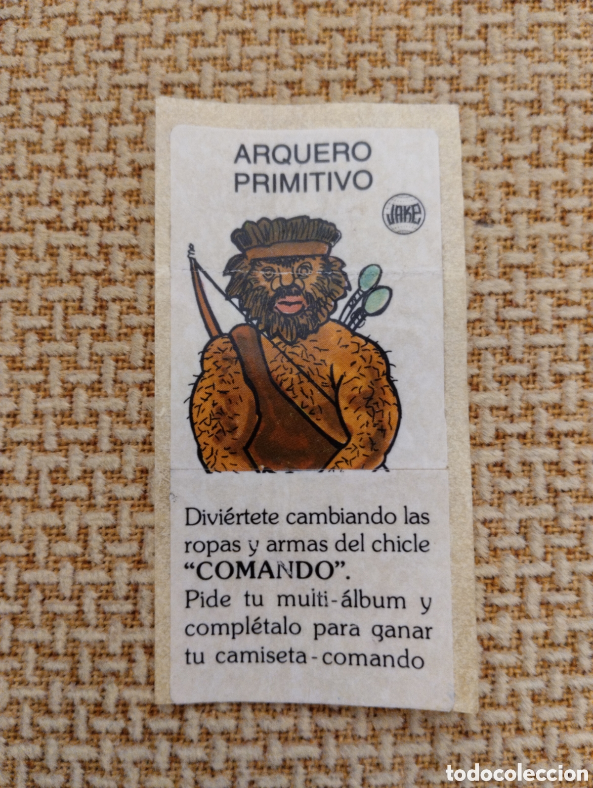 Coleccionismo cromos antiguos: Cromo chicle Comando de Jake - Foto 1