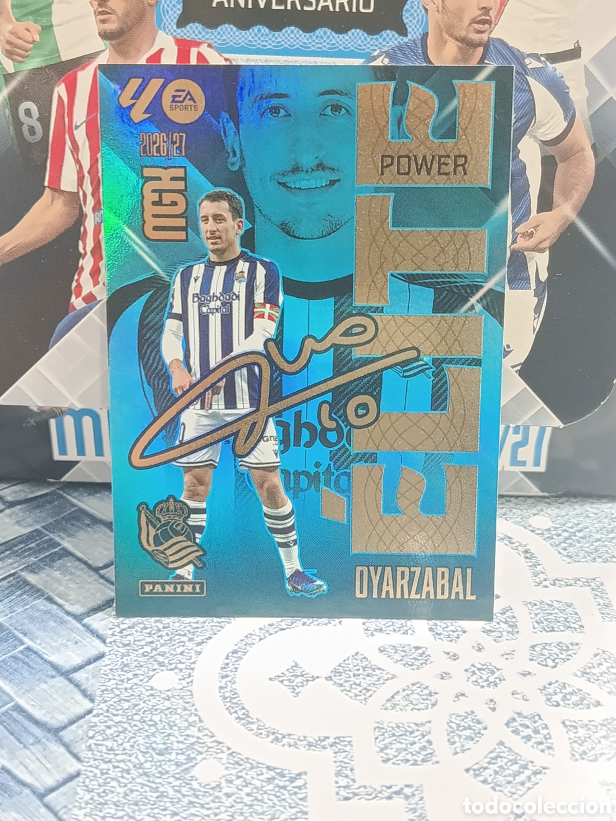 Collezionismo Figurine antiche: OYARZABAL REAL SOCIEDAD ELITE POWER 13 P LIGA MGK 26 27 2026 2027 PANINI