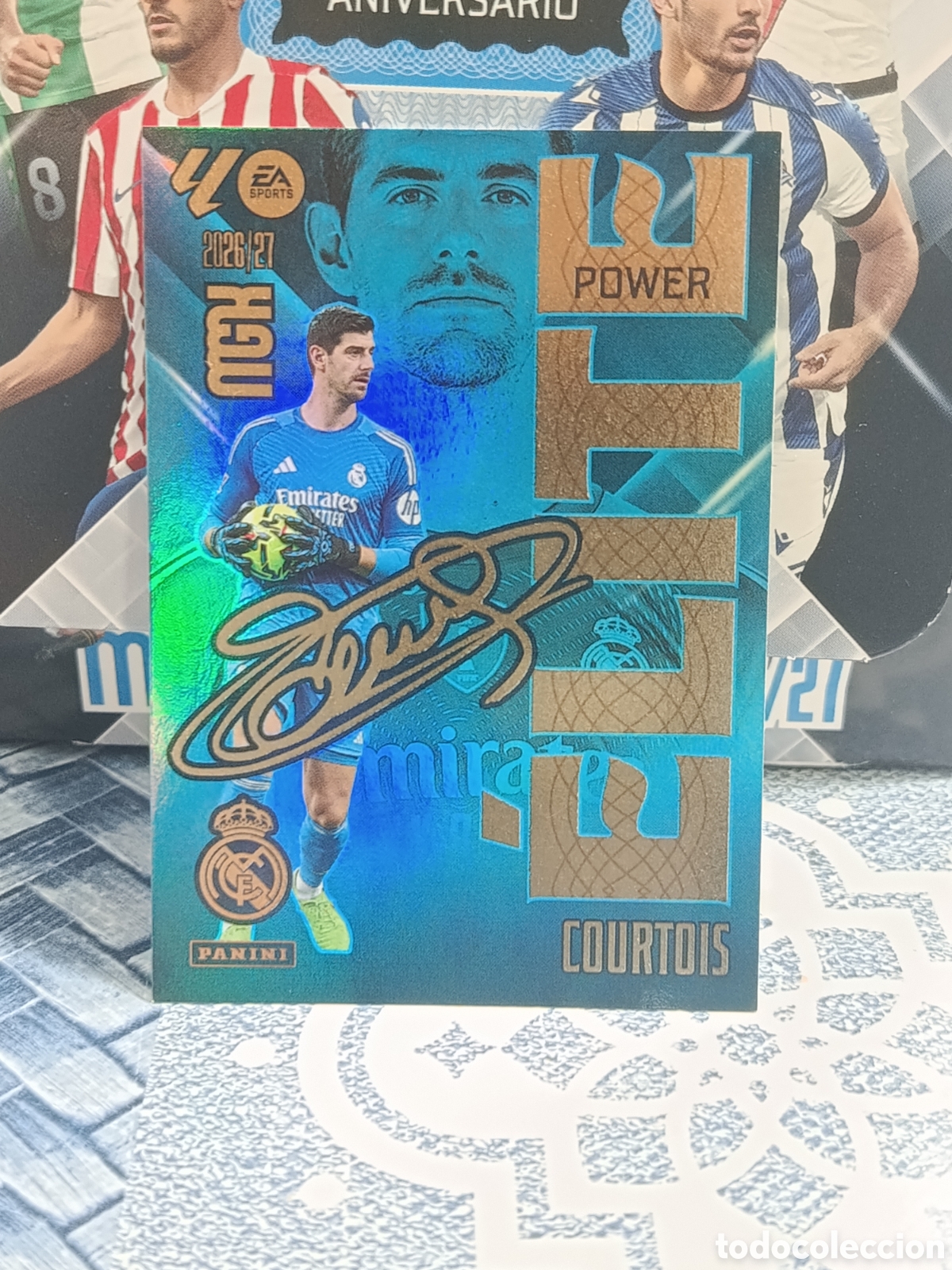 Colecionismo Cromos antigos: COURTOIS REAL MADRID ELITE POWER 4 P LIGA MGK 26 27 2026 2027 PANINI
