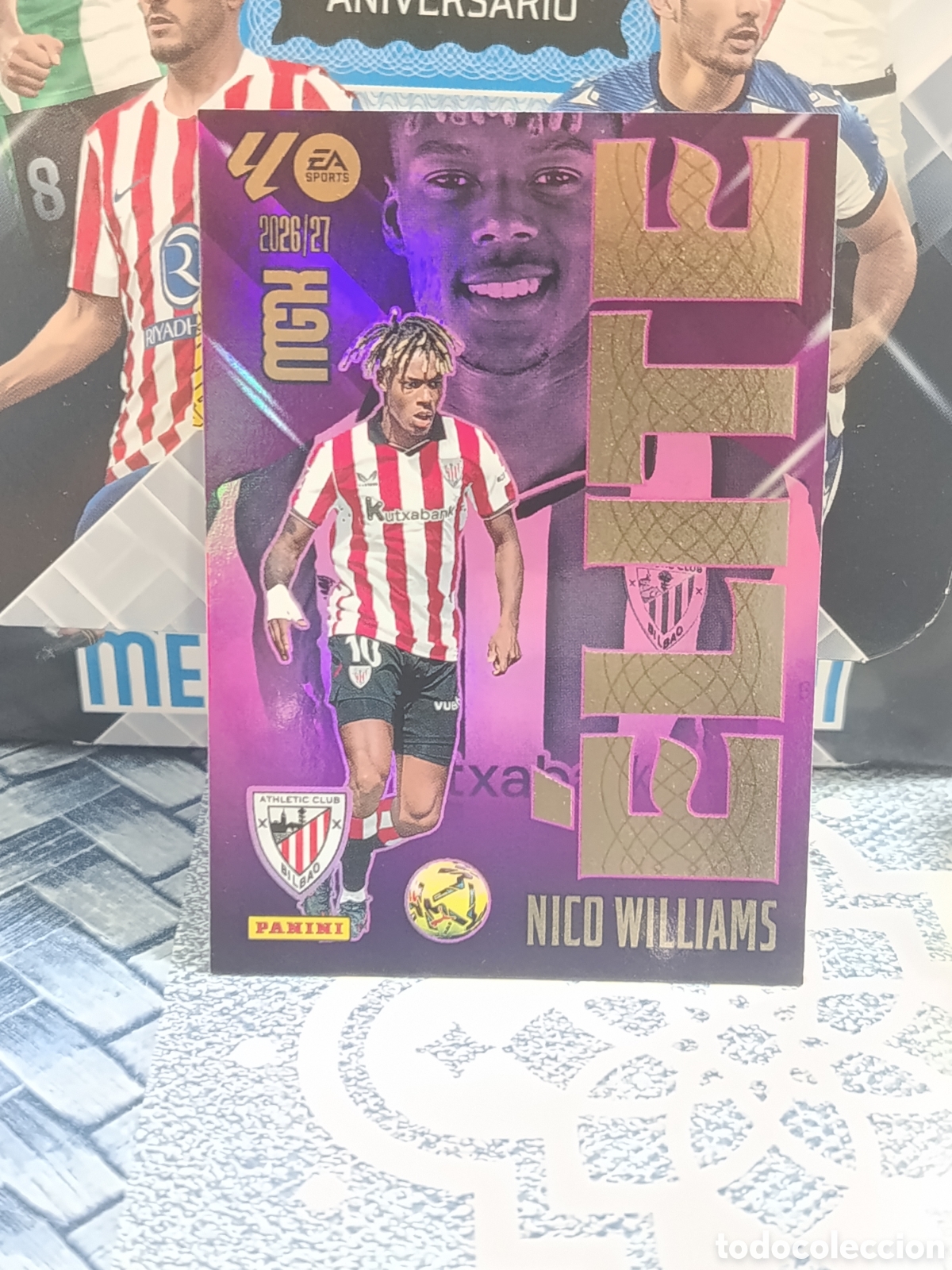 Sammeln alte Sammelbilder: NICO WILLIAMS ATHLETIC CLUB BILBAO ELITE 12 LIGA MGK 26 27 2026 2027 PANINI