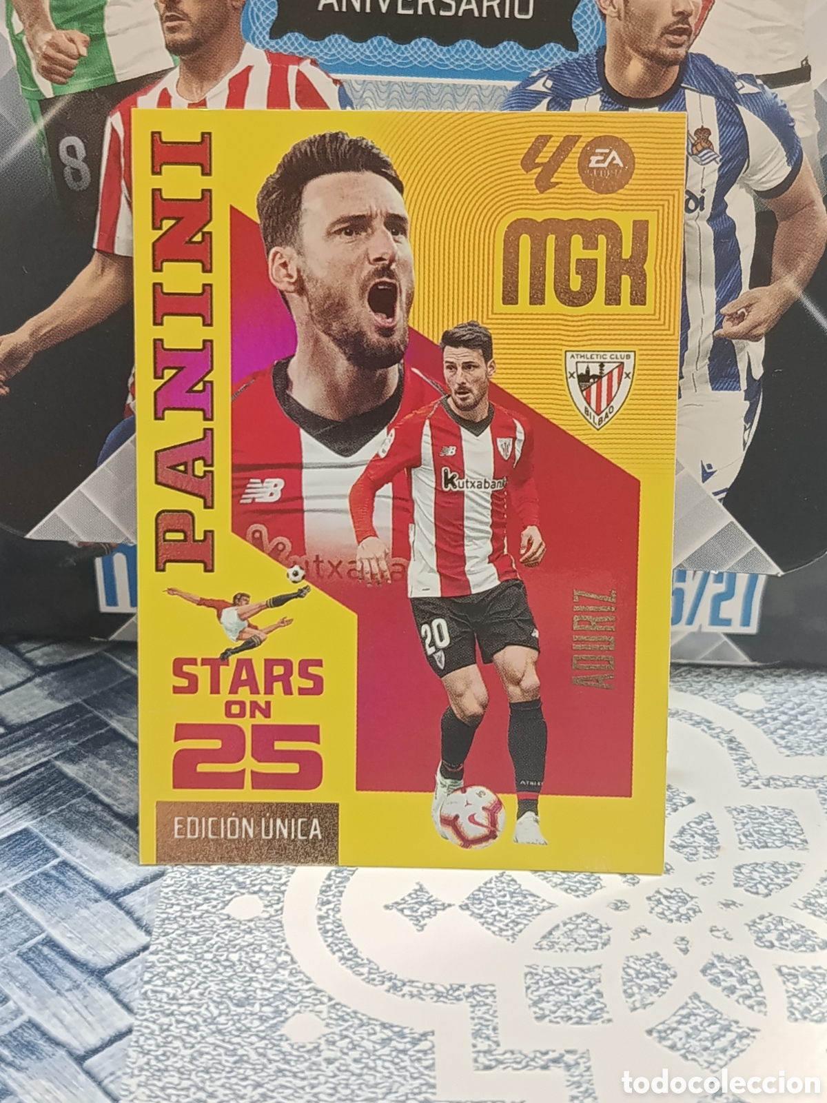 Sammeln alte Sammelbilder: ADURIZ ATHLETIC CLUB DE BILBAO STAR ON 25 N&ordm; 433 LIGA MGK 26 27 2026 2027 PANINI