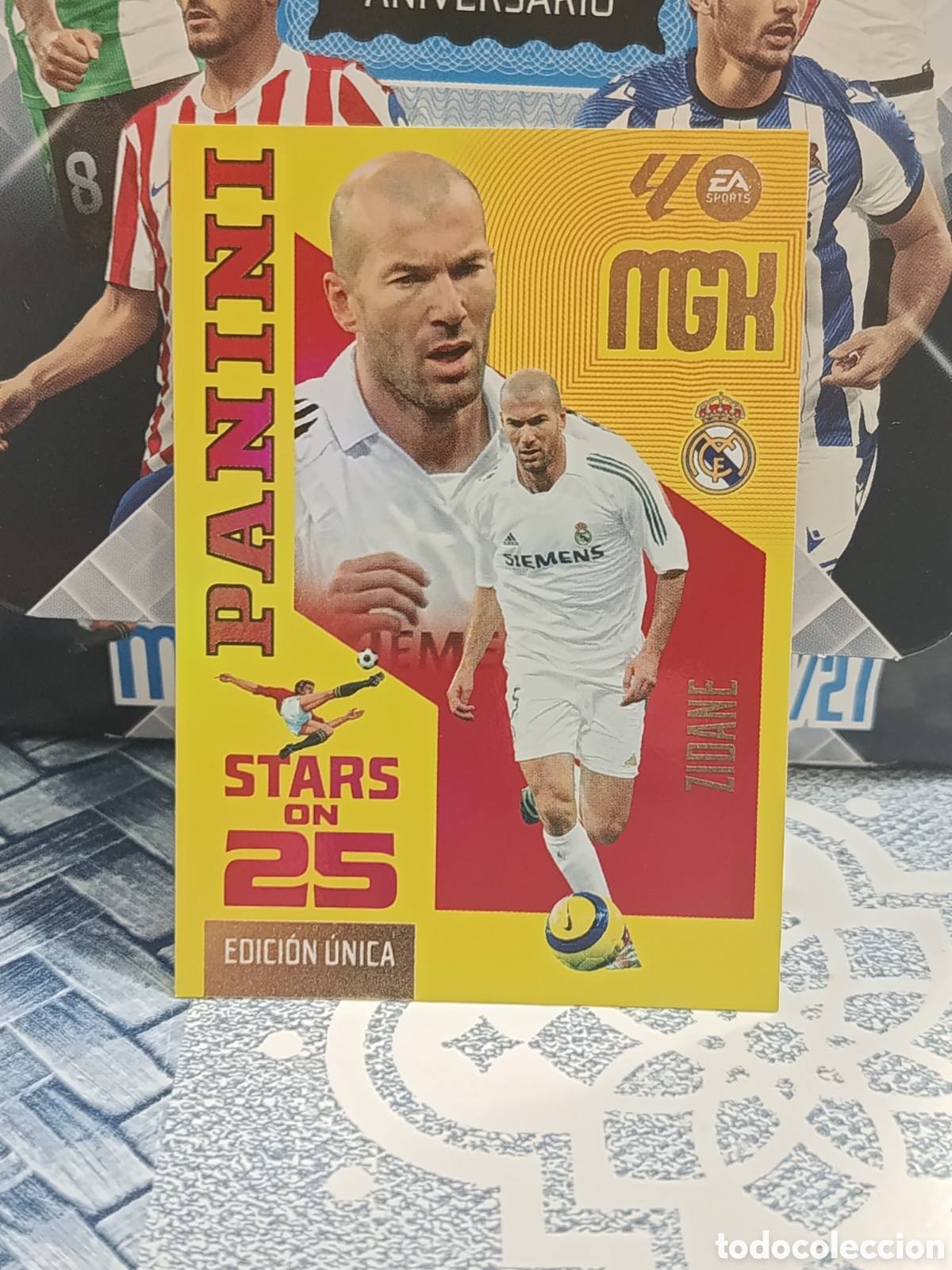 Sammeln alte Sammelbilder: ZIDANE REAL MADRID STAR ON 25 N&ordm; 430 LIGA MGK 26 27 2026 2027 PANINI