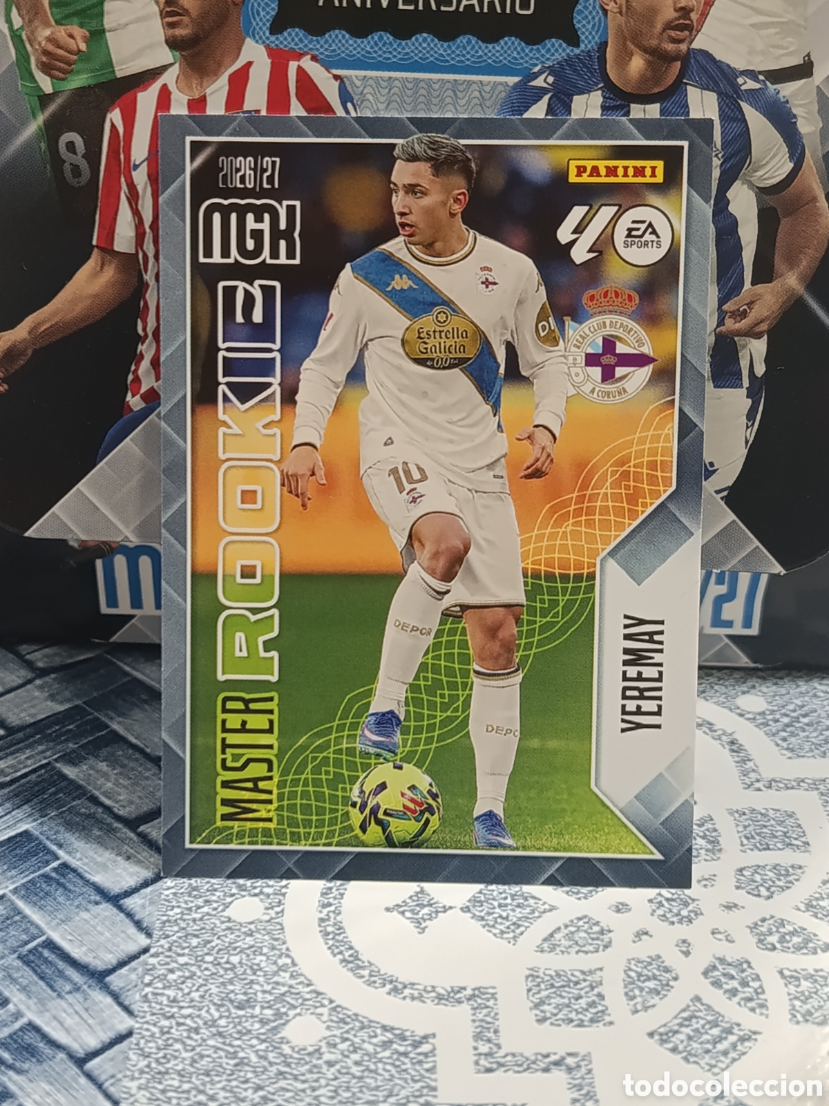 Sammeln alte Sammelbilder: YEREMAY DEPORTIVO DE LA CORU&Ntilde;A MASTER ROOKIE N&ordm; 423 LIGA MGK 26 27 2026 2027 PANINI