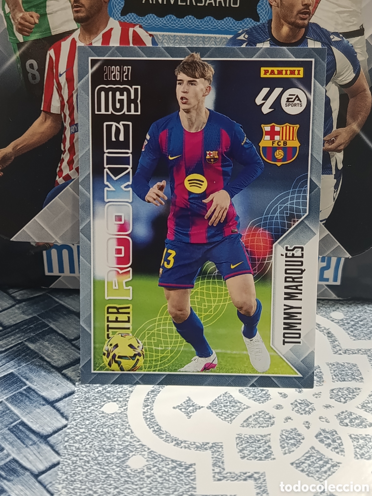 Sammeln alte Sammelbilder: TOMMY MARQUES FC BARCELONA BAR&Ccedil;A MASTER ROOKIE N&ordm; 420 LIGA MGK 26 27 2026 2027 PANINI