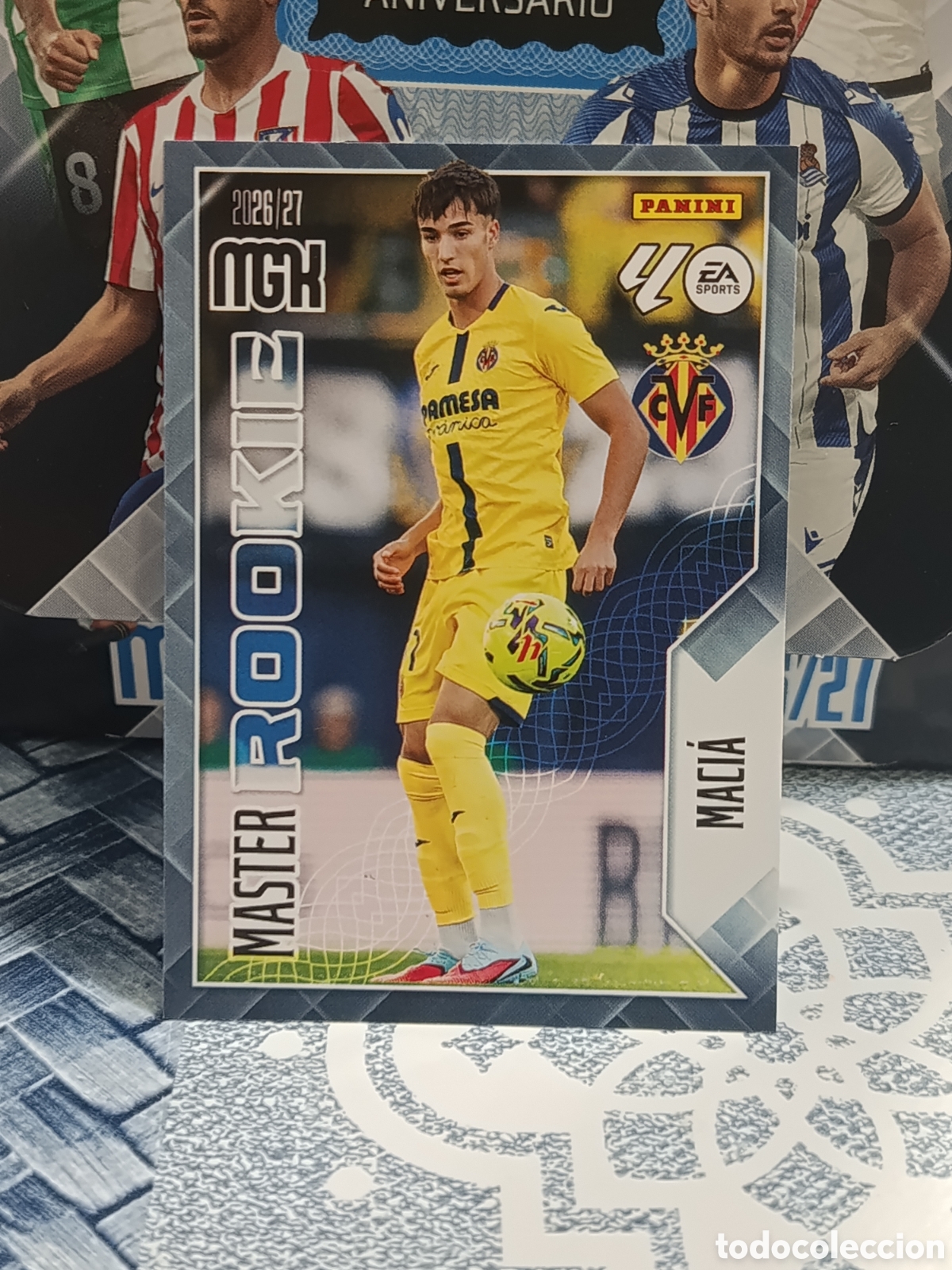 Collectable Antique Stickers: MACIA VILLARREAL MASTER ROOKIE N&ordm; 417 LIGA MGK 26 27 2026 2027 PANINI