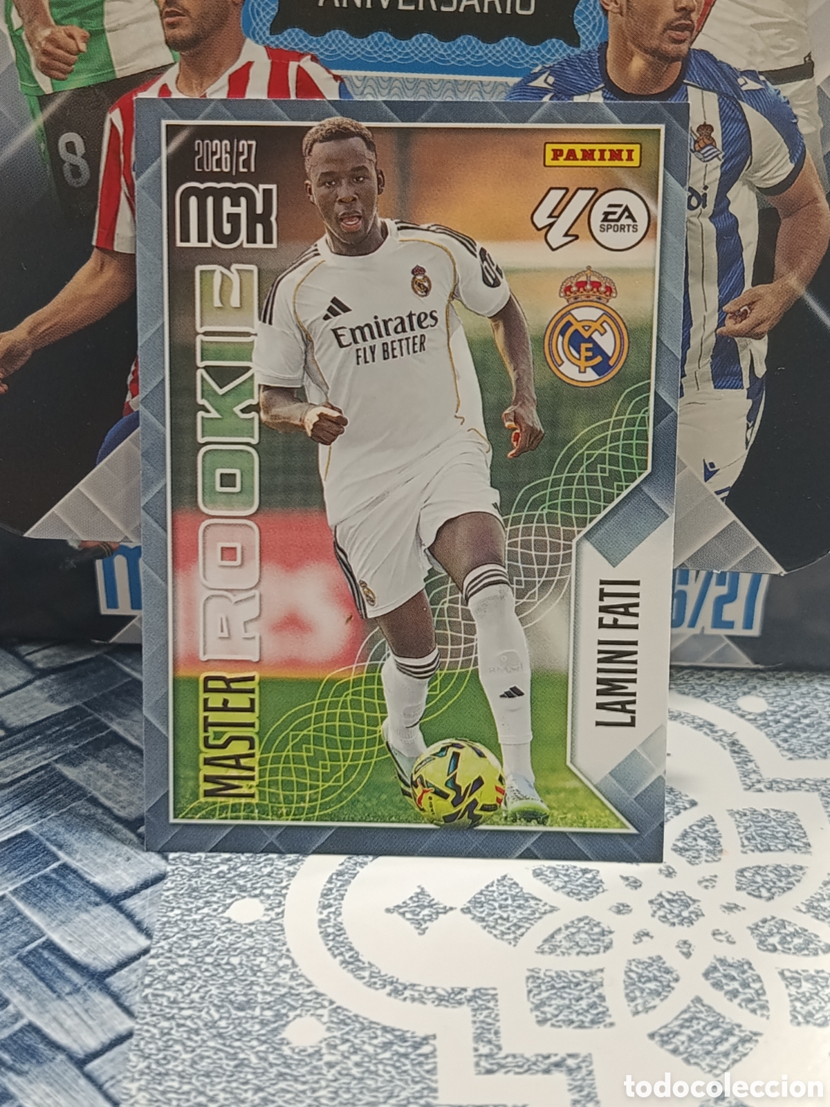 Collectable Antique Stickers: LAMINI FATI REAL MADRID MASTER ROOKIE N&ordm; 416 LIGA MGK 26 27 2026 2027 PANINI
