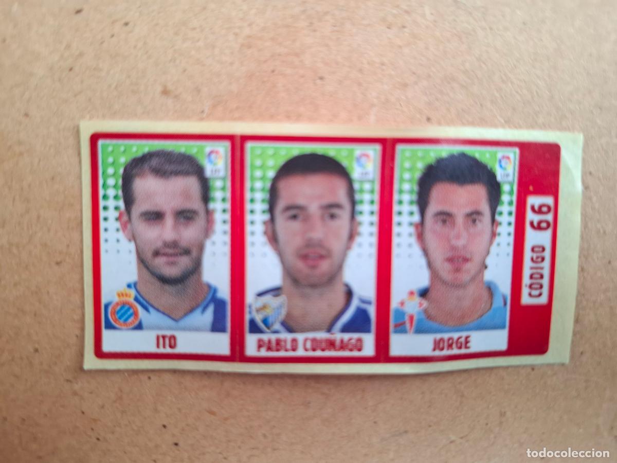 Coleccionismo cromos antiguos: CHICLE LIGA PANINI 2005 2006 66 ITO RCD. ESPANYOL / PABLO COU&Ntilde;AGO M&Aacute;LAGA / JORGE R.C. CELTA