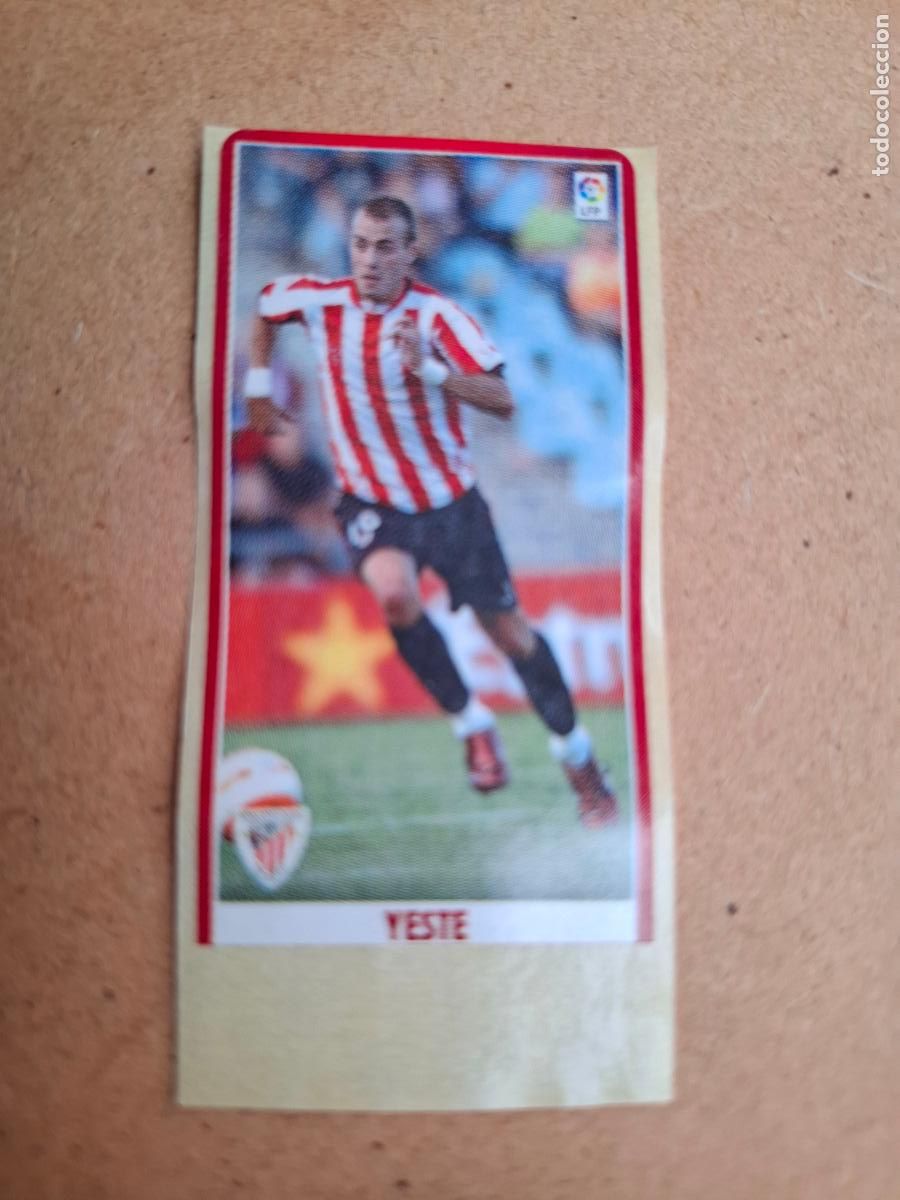 Coleccionismo cromos antiguos: CHICLE LIGA PANINI 2005 2006 - YESTE - ATHLETIC CLUB ( NUNCA PEGADO )