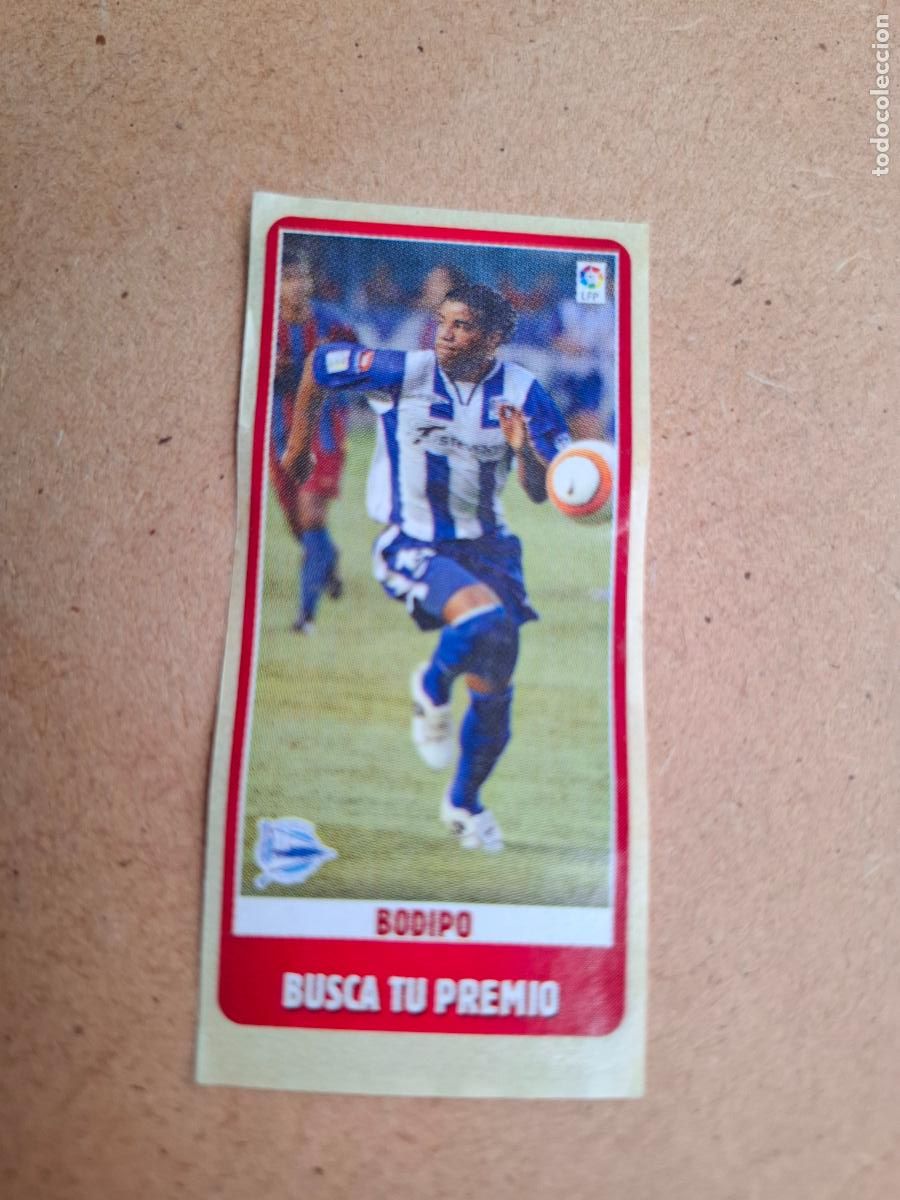 Coleccionismo cromos antiguos: CHICLE LIGA PANINI 2005 2006 - BODIPO - DPTVO. ALAV&Eacute;S ( NUNCA PEGADO )