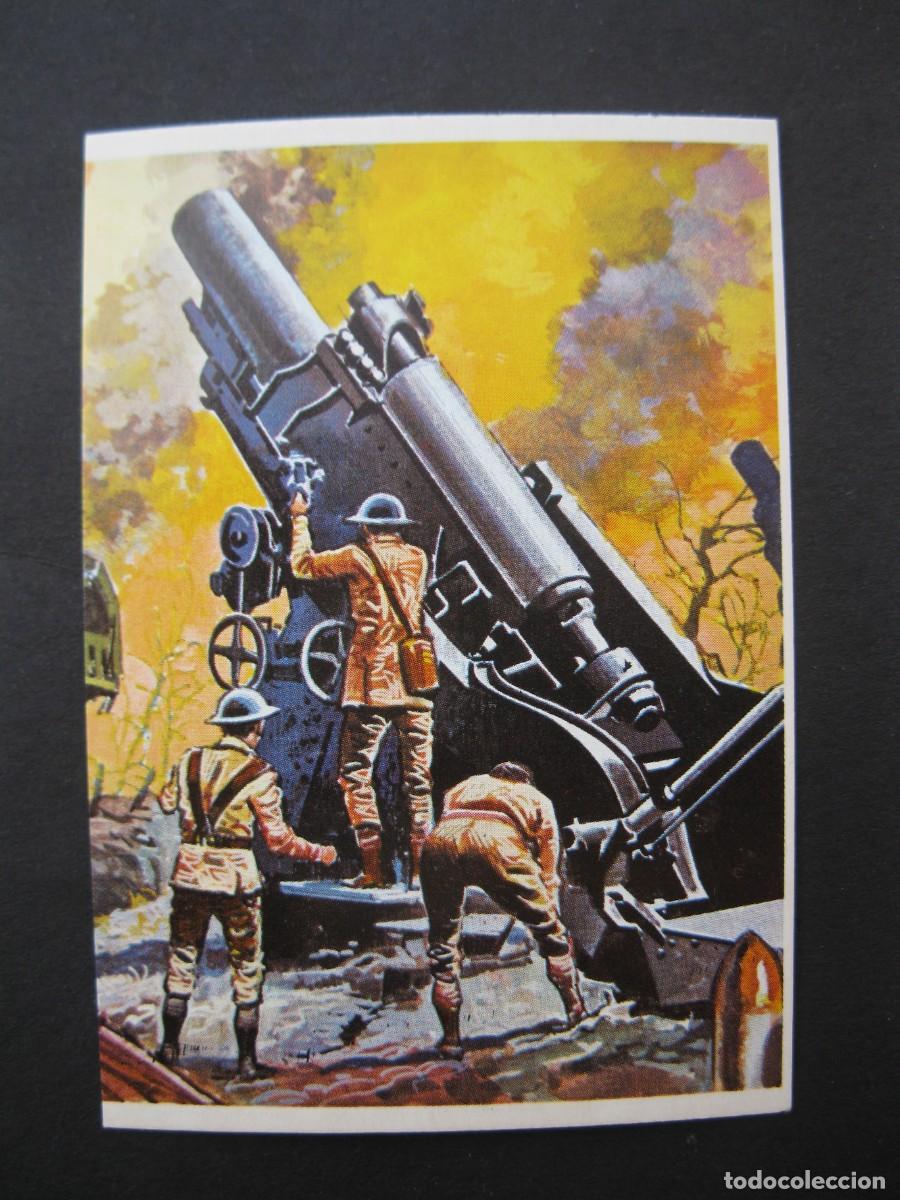 Coleccionismo cromos antiguos: T&Eacute;CNICA Y ACCI&Oacute;N - CROMO N&ordm; 68 - LA ARTILLERIA PESADA - EDICIONES ESTE - NUNCA PEGADO.