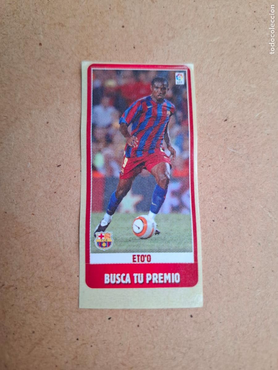 Collectable Antique Stickers: CHICLE LIGA PANINI 2005 2006 - ETO'O - FC. BARCELONA ( NUNCA PEGADO )