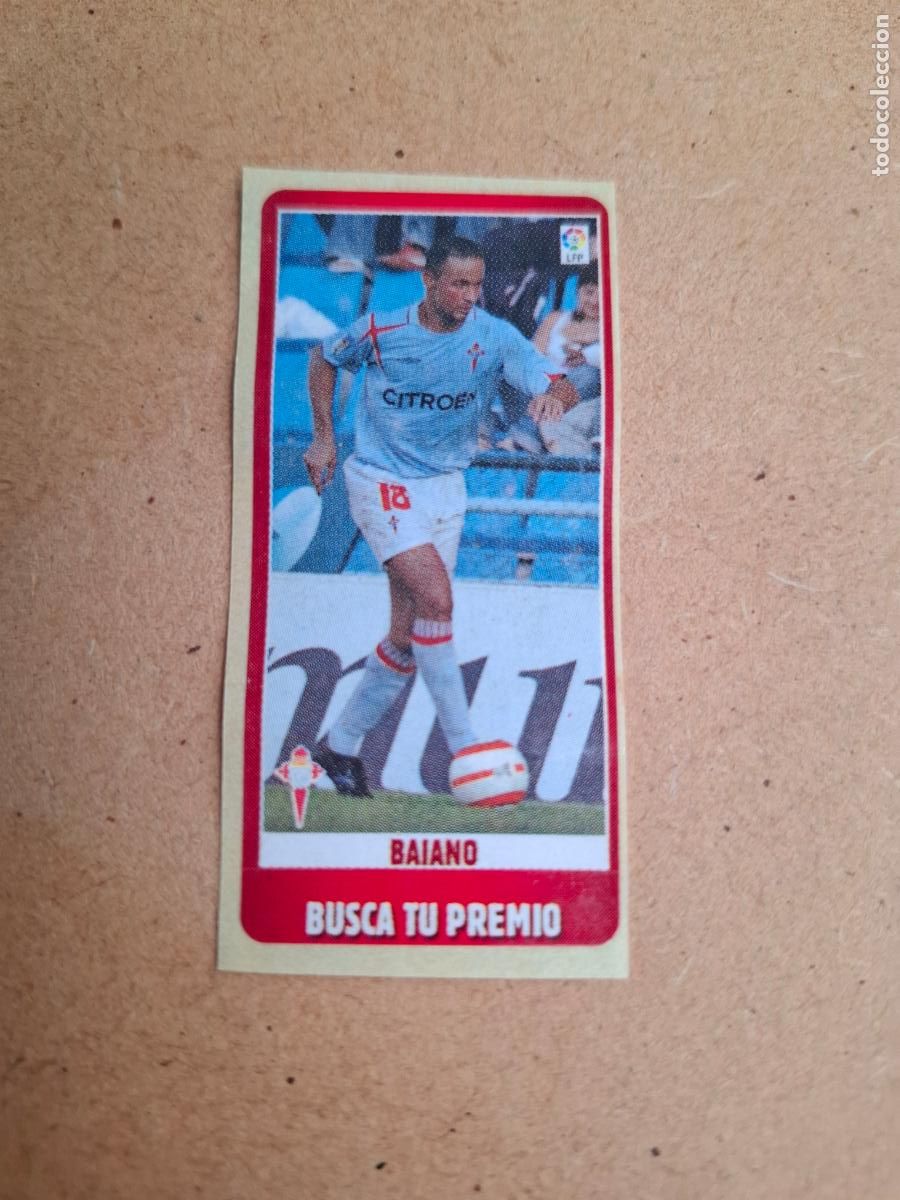 Collectable Antique Stickers: CHICLE LIGA PANINI 2005 2006 - BAIANO - R.C. CELTA ( NUNCA PEGADO )