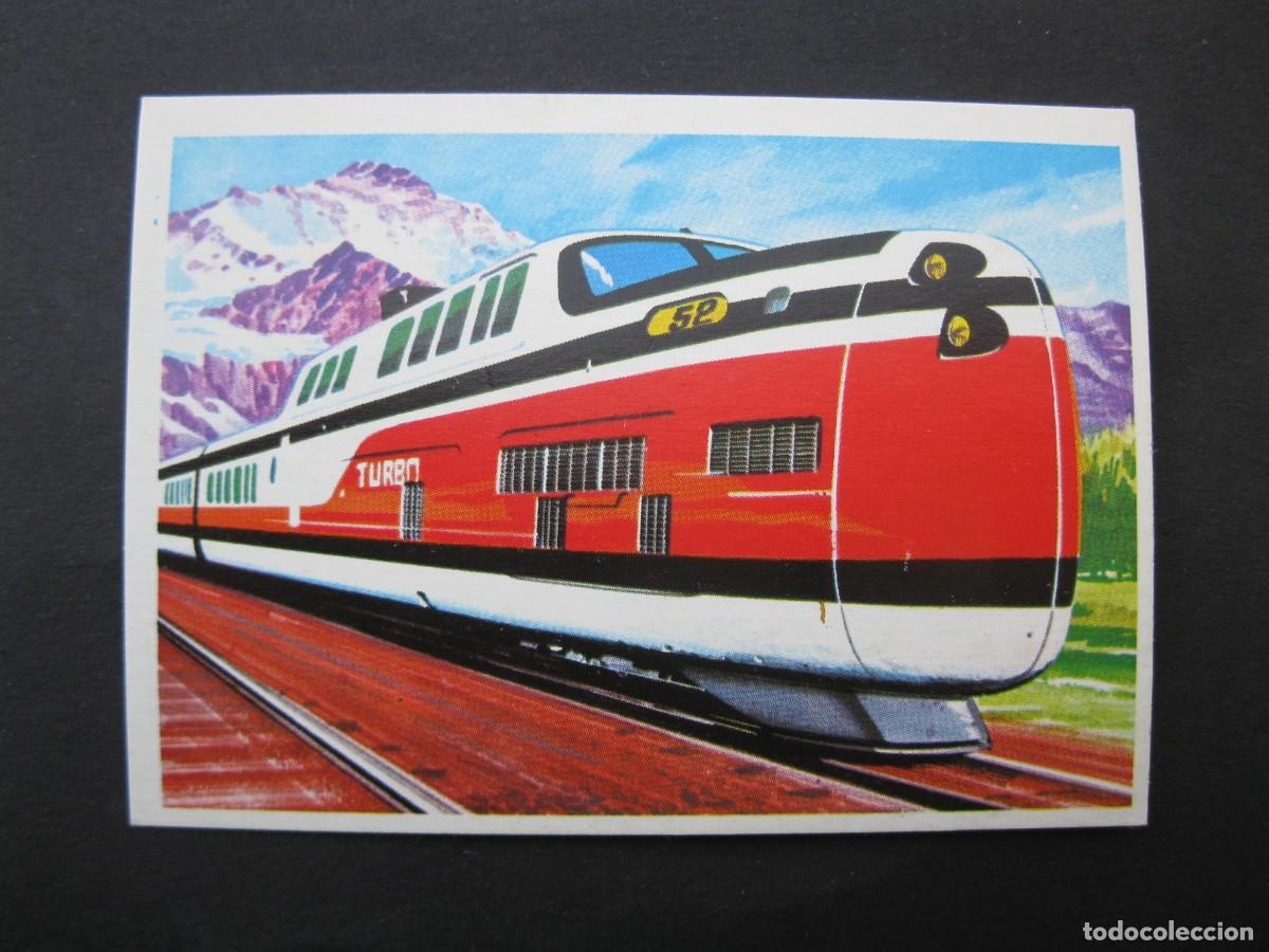 Coleccionismo cromos antiguos: T&Eacute;CNICA Y ACCI&Oacute;N - CROMO N&ordm; 46 - TURBOTREN - EDICIONES ESTE - NUNCA PEGADO.