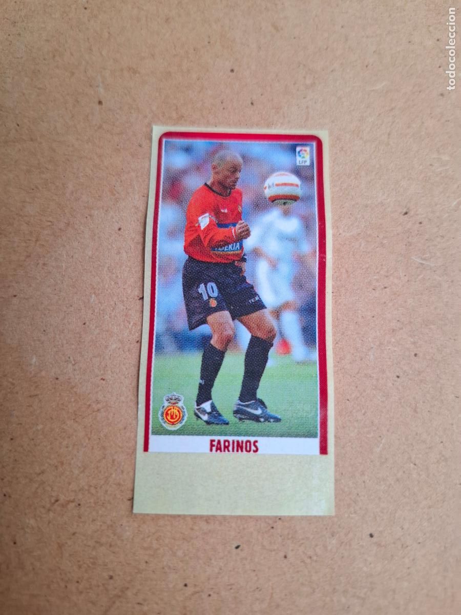 Coleccionismo cromos antiguos: CHICLE LIGA PANINI 2005 2006 - FARIN&Oacute;S - RCD. MALLORCA ( NUNCA PEGADO )