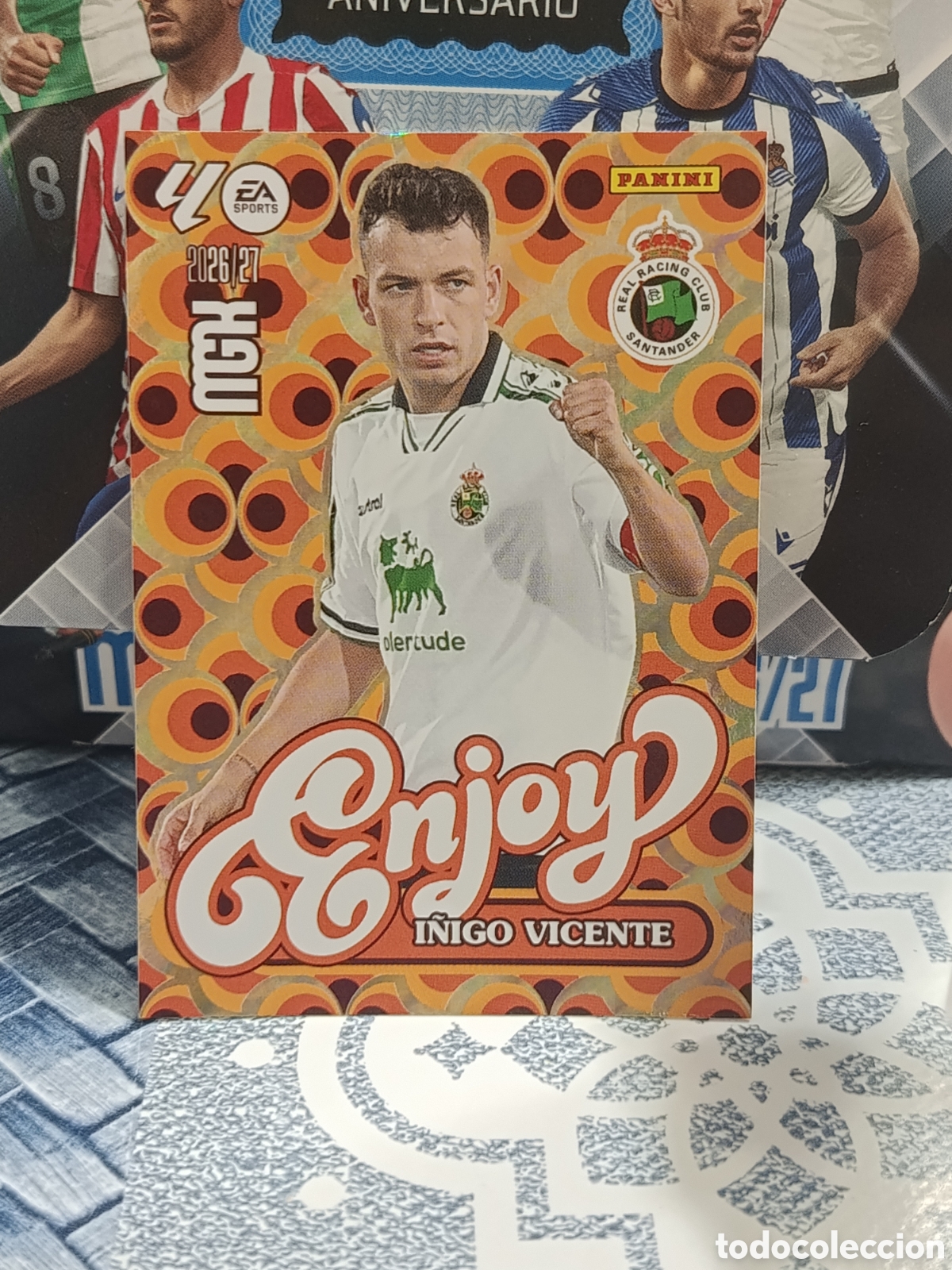 Collezionismo Figurine antiche: I&Ntilde;IGO VICENTE RACING ENJOY 383 LIGA MGK 26 27 2026 2027 PANINI