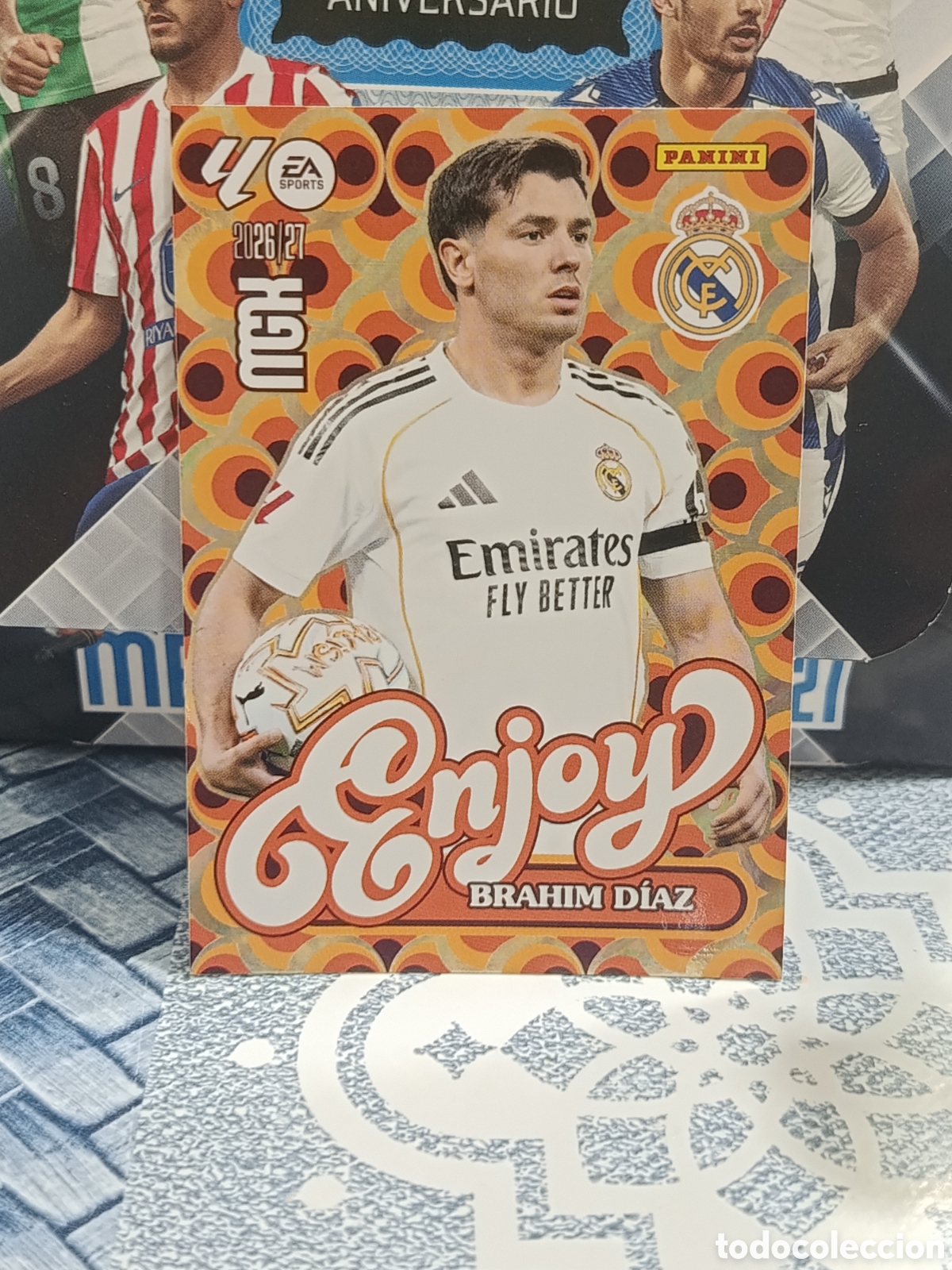 Collezionismo Figurine antiche: BRAHIM DIAZ REAL MADRID ENJOY 380 LIGA MGK 26 27 2026 2027 PANINI