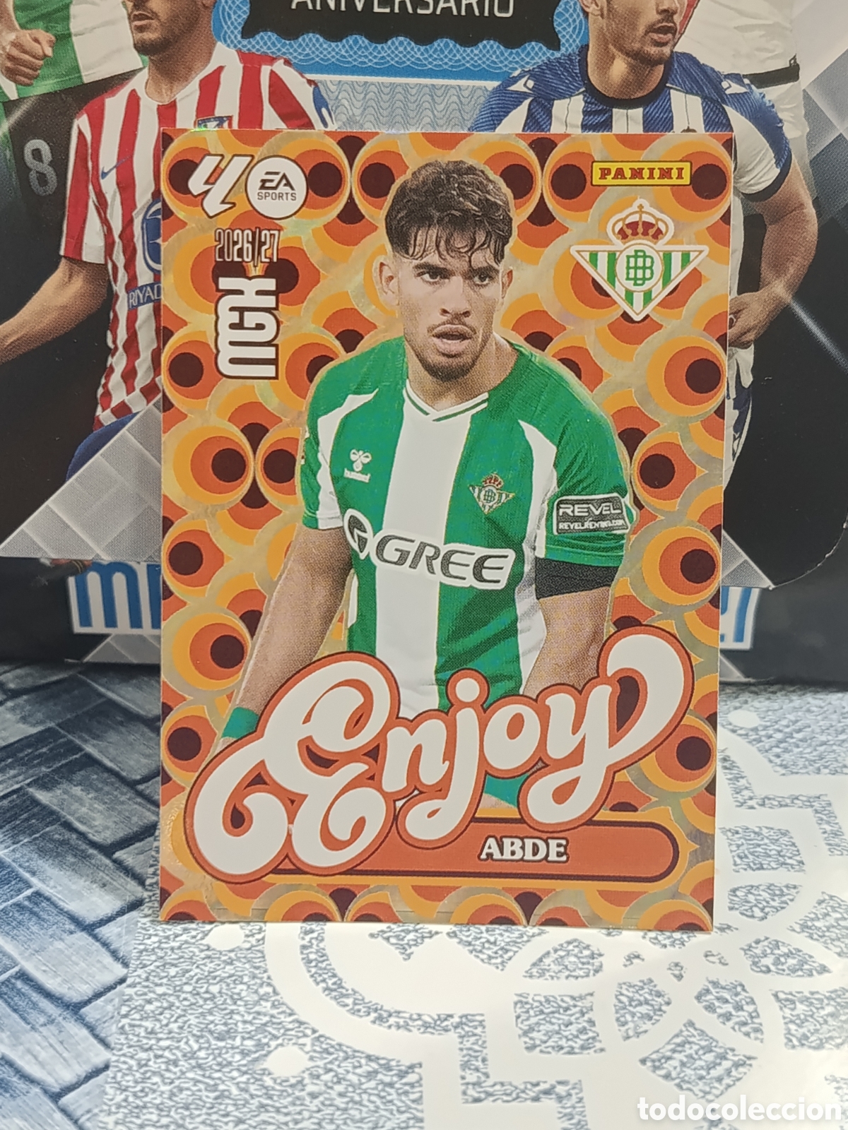 Collezionismo Figurine antiche: ABDE BETIS ENJOY 379 LIGA MGK 26 27 2026 2027 PANINI