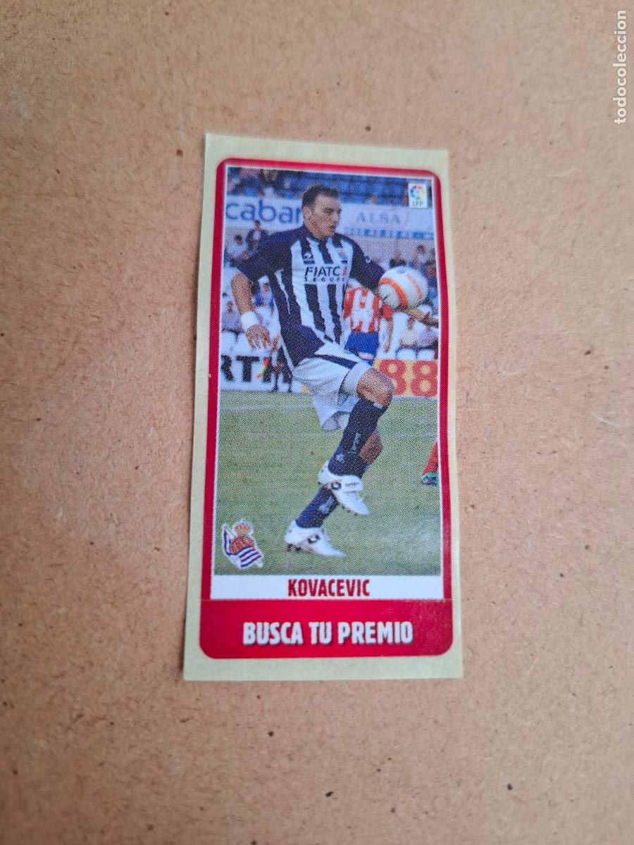 Coleccionismo cromos antiguos: CHICLE LIGA PANINI 2005 2006 - KOVACEVIC - REAL SOCIEDAD ( NUNCA PEGADO )