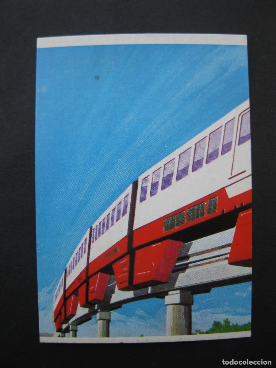 Coleccionismo cromos antiguos: T&Eacute;CNICA Y ACCI&Oacute;N - CROMO N&ordm; 24 - TRENES MONORRAIL - EDICIONES ESTE - NUNCA PEGADO.