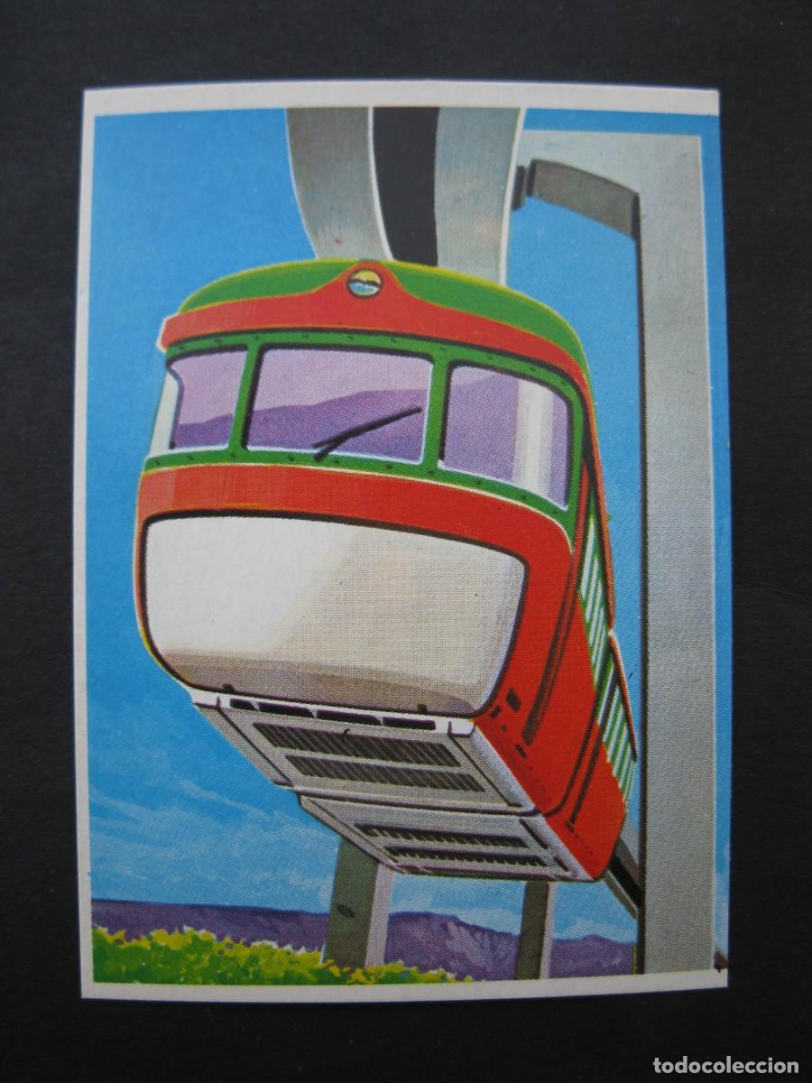 Coleccionismo cromos antiguos: T&Eacute;CNICA Y ACCI&Oacute;N - CROMO N&ordm; 23 - TRENES MONORRAIL - EDICIONES ESTE - NUNCA PEGADO.