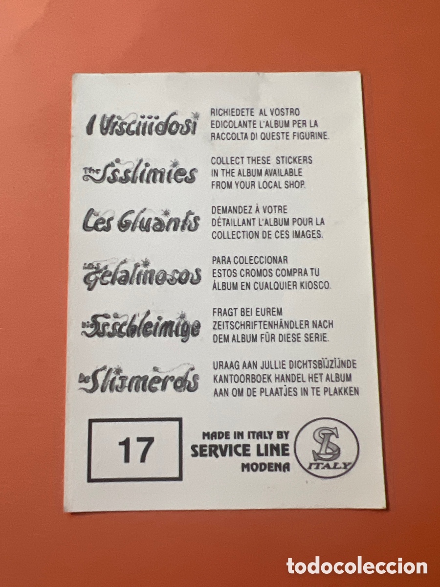Coleccionismo cromos antiguos: E256. CROMO - LOS GELATINOSOS 17 - Foto 2