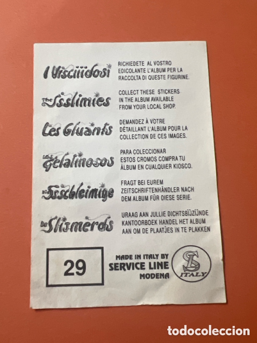 Coleccionismo cromos antiguos: E259. CROMO - LOS GELATINOSOS 29 - Foto 2