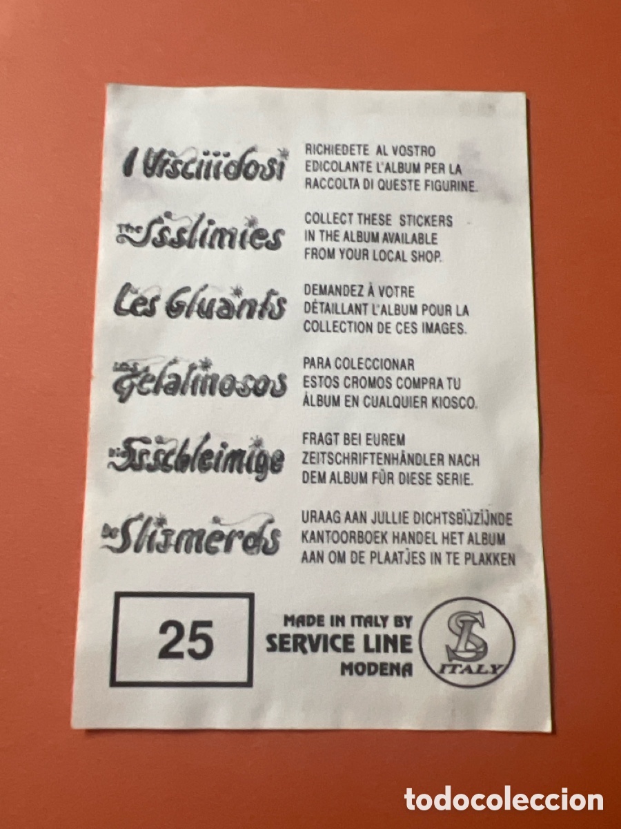 Coleccionismo cromos antiguos: E260. CROMO - LOS GELATINOSOS 25 - Foto 2