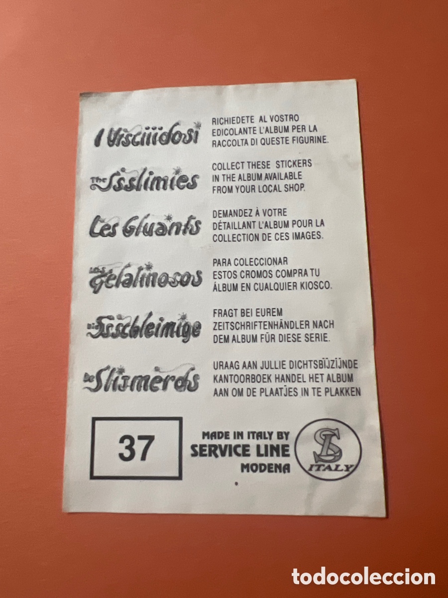 Coleccionismo cromos antiguos: E262. CROMO - LOS GELATINOSOS 37 - Foto 2