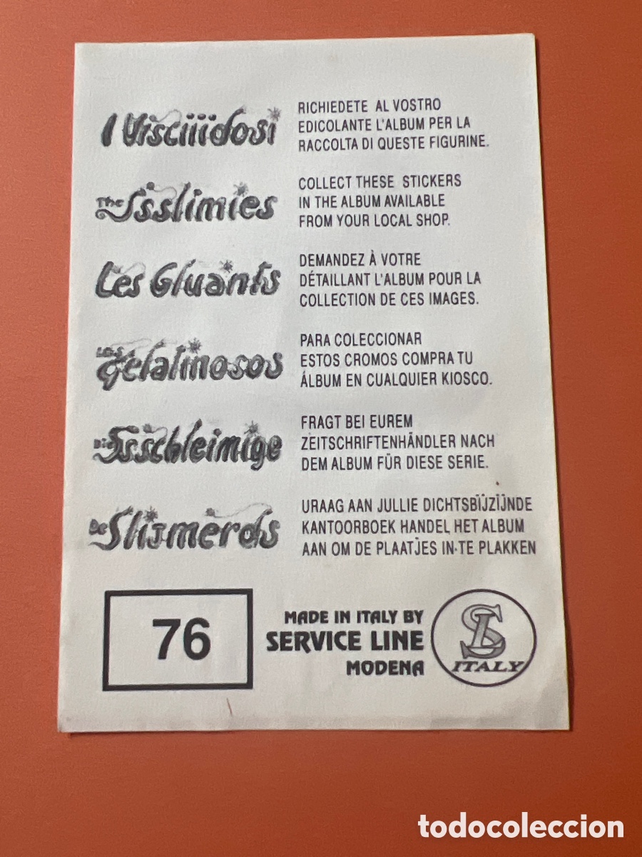 Coleccionismo cromos antiguos: E264. CROMO - LOS GELATINOSOS 76 - Foto 2