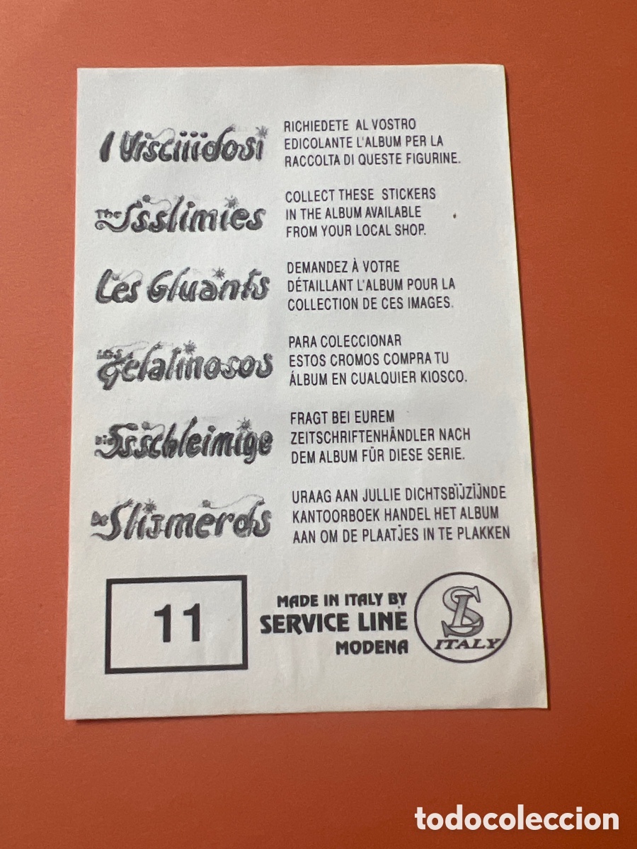 Coleccionismo cromos antiguos: E266. CROMO - LOS GELATINOSOS 11 - Foto 2