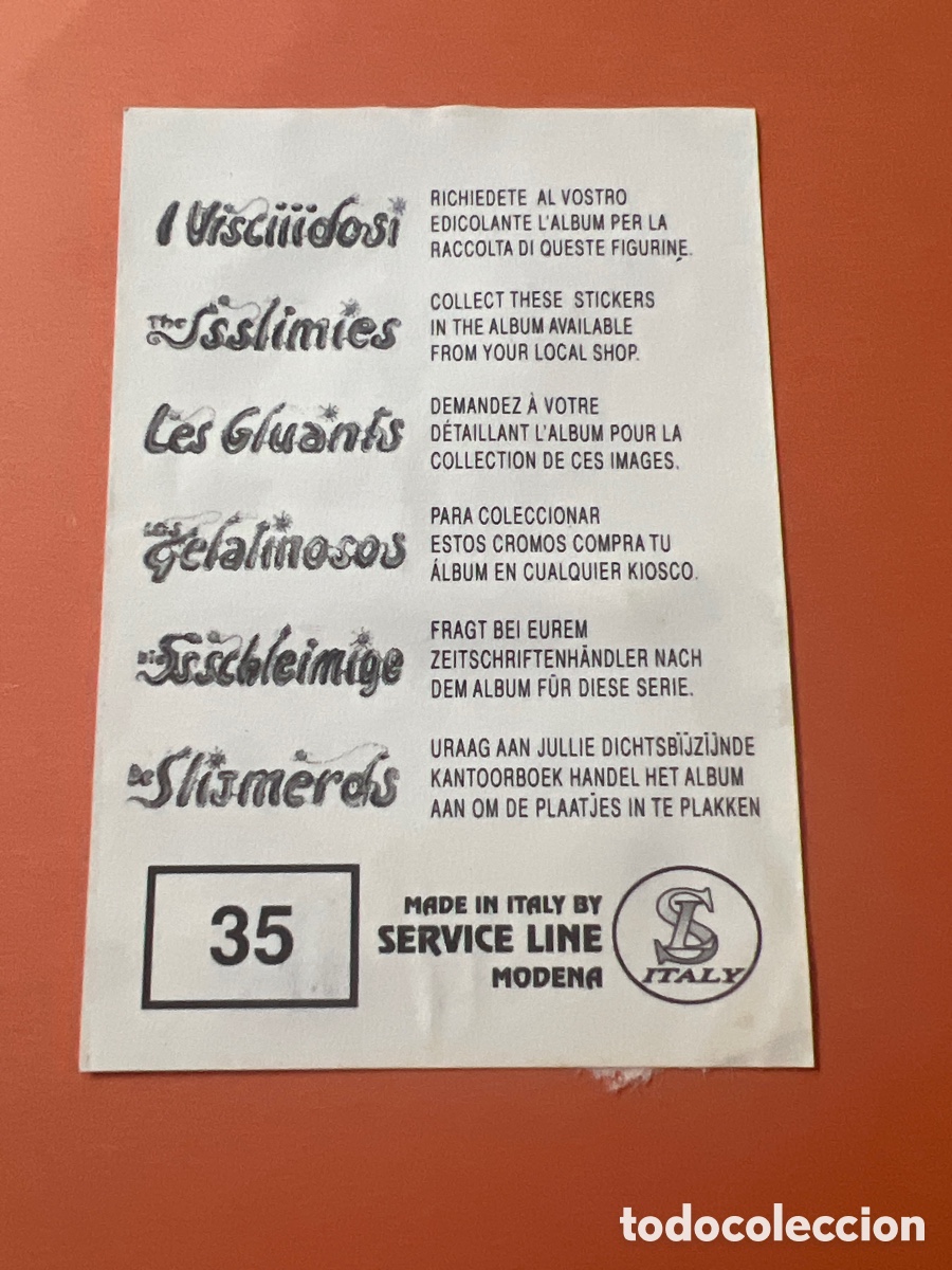 Coleccionismo cromos antiguos: E267. CROMO - LOS GELATINOSOS 35 - Foto 2