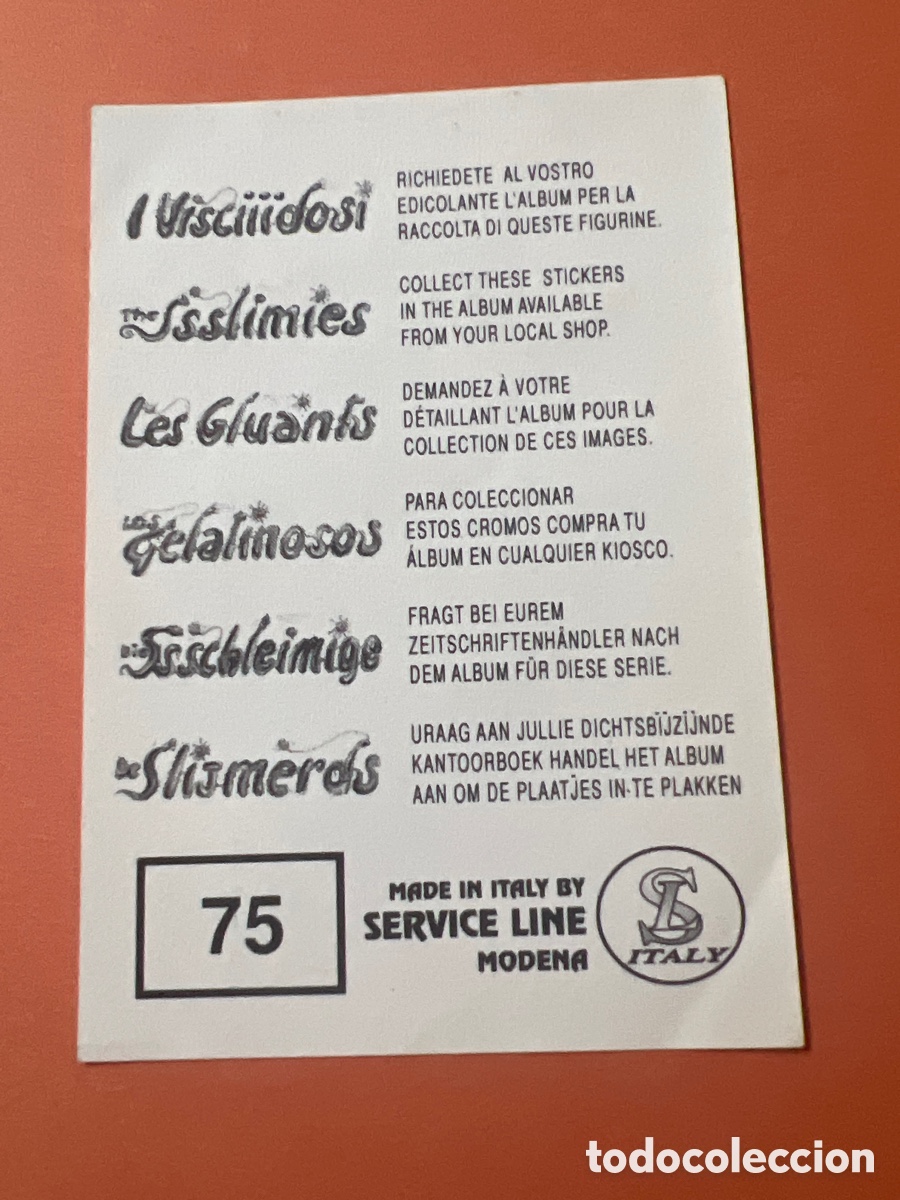 Coleccionismo cromos antiguos: E271. CROMO - LOS GELATINOSOS 75 - Foto 2
