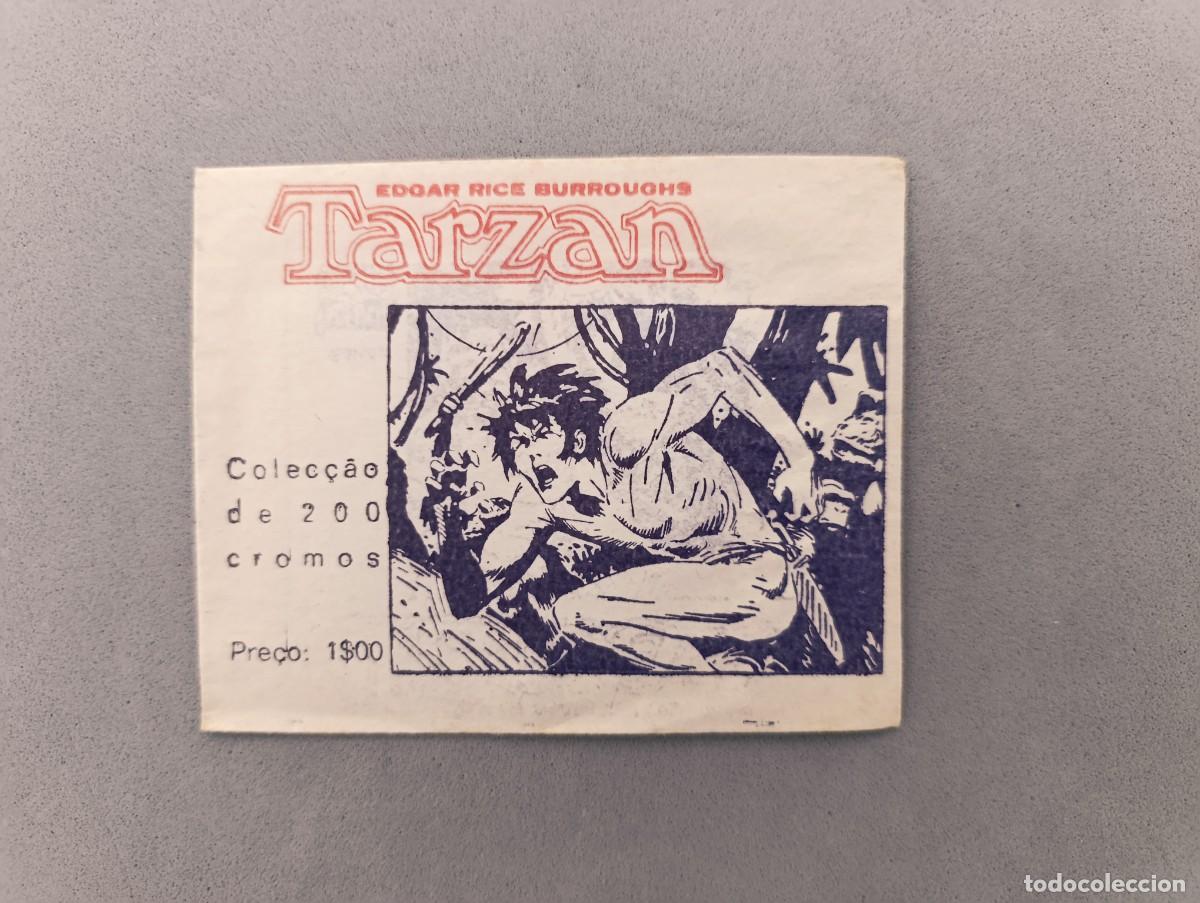 Coleccionismo cromos antiguos: Sobre cromos sin abrir - cartera cromos cerrada - Tarzan