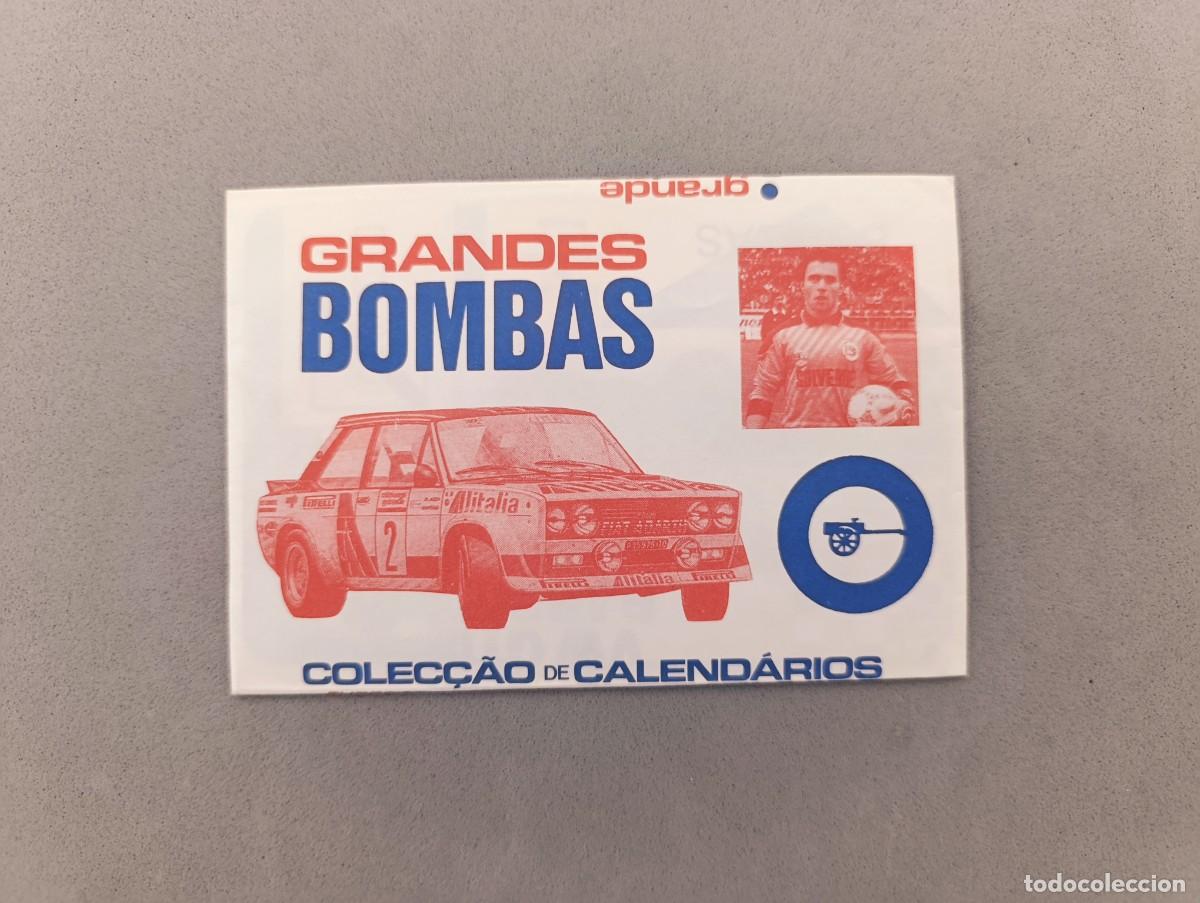 Coleccionismo cromos antiguos: Sobre cromos sin abrir - cartera cromos cerrada - Grandes Bombas - calend&aacute;rios