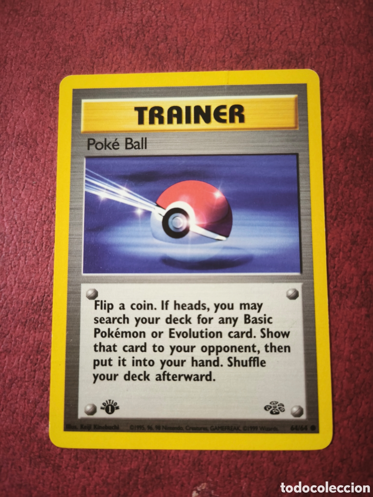 Coleccionismo cromos antiguos: Pokemon. 1999. Pok&eacute; Ball #64/64. Ingl&eacute;s