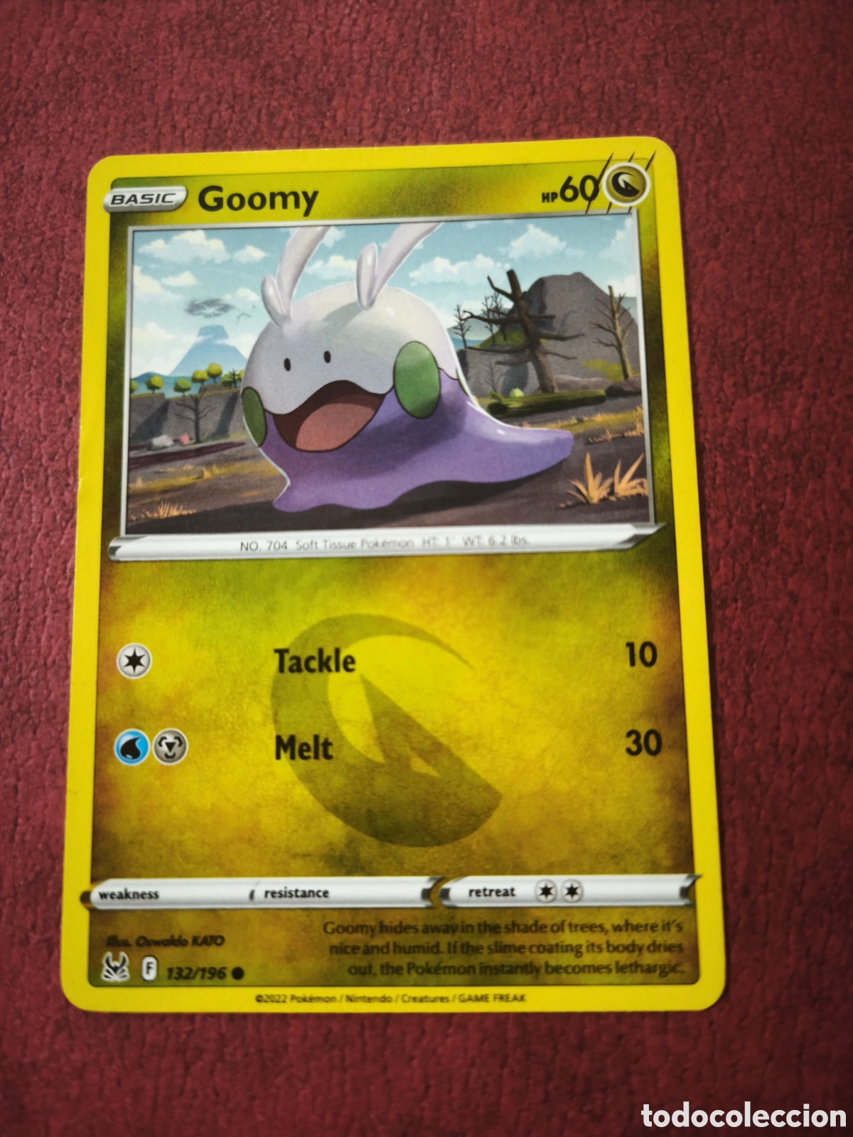 Coleccionismo cromos antiguos: Pokemon. 2022. Goomy #132/196. Ingl&eacute;s