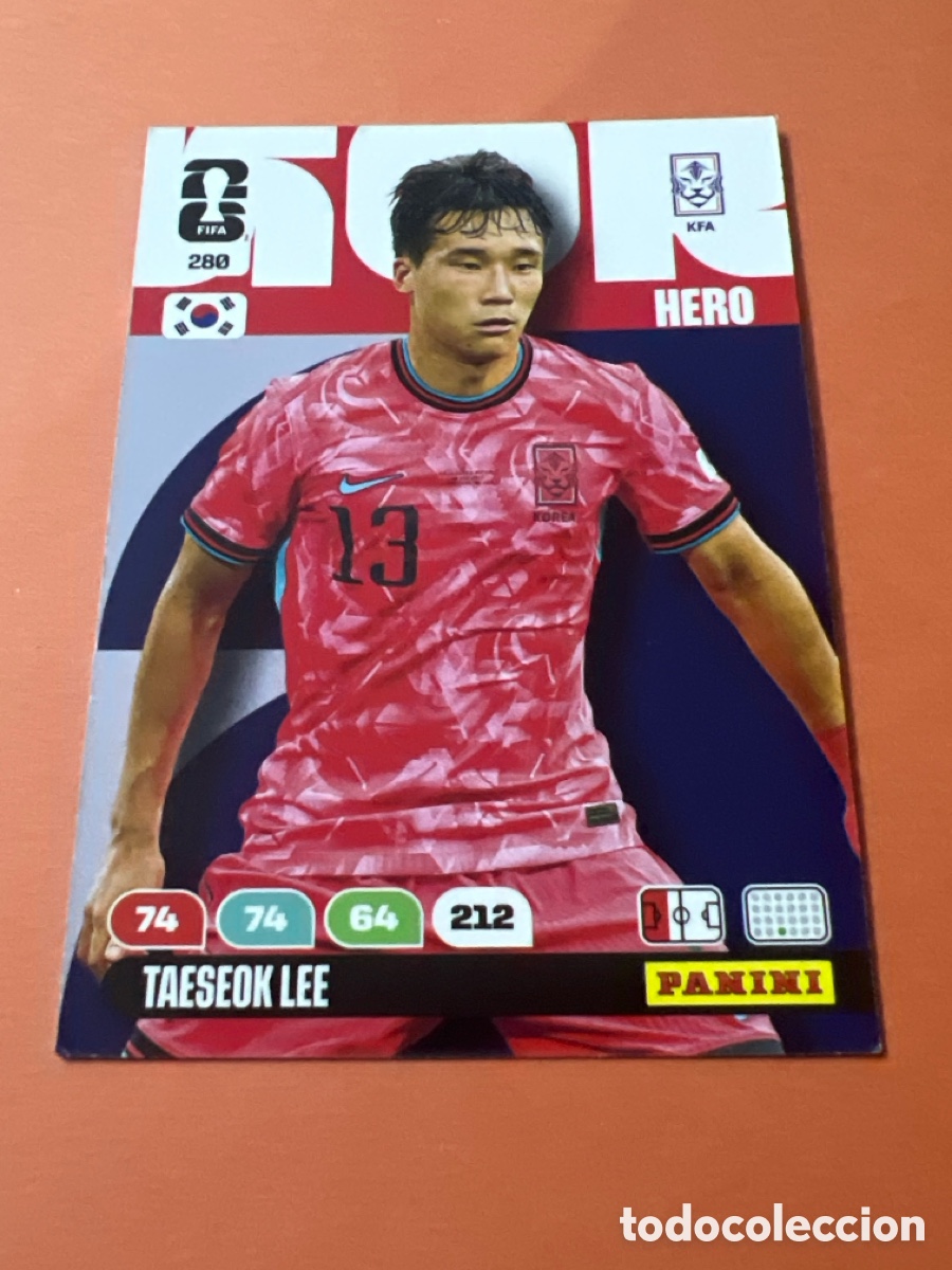 Coleccionismo cromos antiguos: E315. 280 TAE-SEOK LEE Panini FIFA World Cup 26 Korea Republic Hero Adrenalyn XL 2026