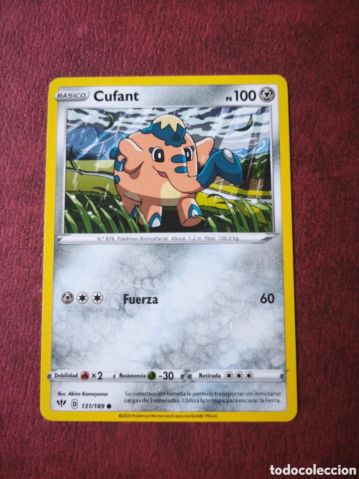 Coleccionismo cromos antiguos: Pokemon. 2020. Cufant #131/189. Espa&ntilde;ol