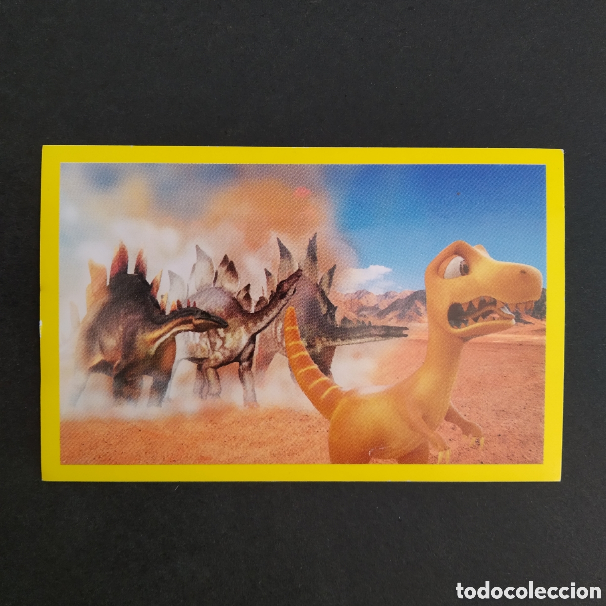 Coleccionismo cromos antiguos: CROMO - N&ordm; 075 - LA HUELLA DEL TIRANOSAURIO - DINOSAURUS / GALLETAS ARTIACH - A&Ntilde;O 2021
