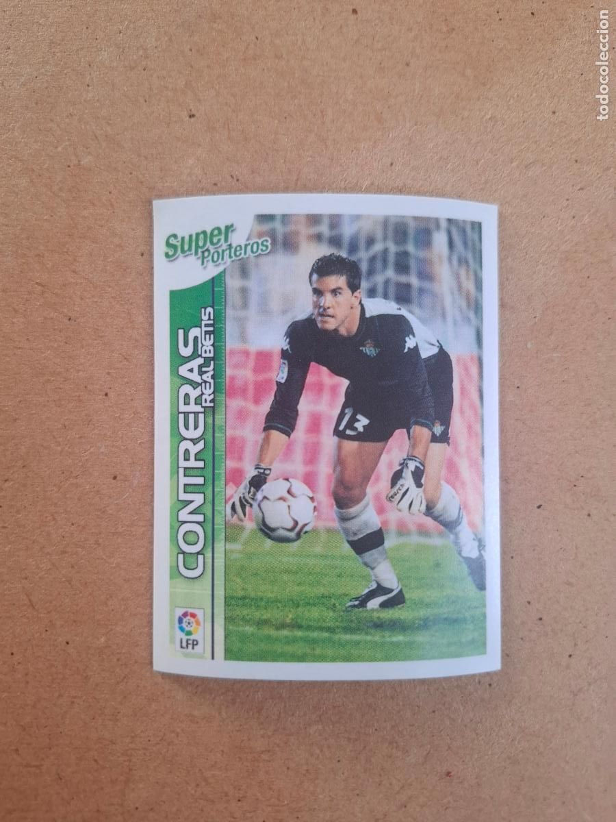 Coleccionismo cromos antiguos: SUPERLIGA 2003 2004 03 04 - 4 CONTRERAS - REAL BETIS ( NUNCA PEGADO )