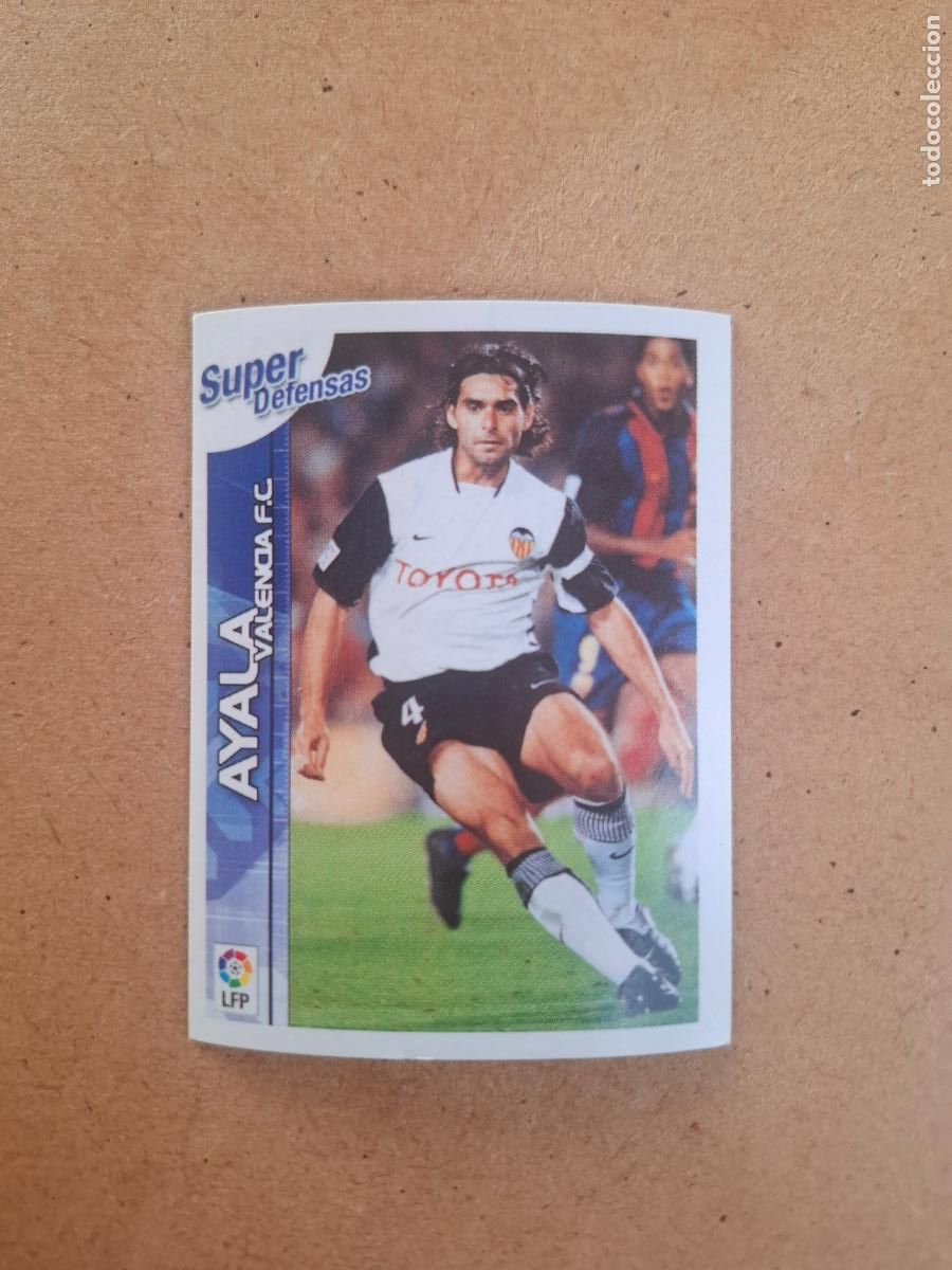 Coleccionismo cromos antiguos: SUPERLIGA 2003 2004 03 04 - 9 AYALA - VALENCIA CF ( NUNCA PEGADO )
